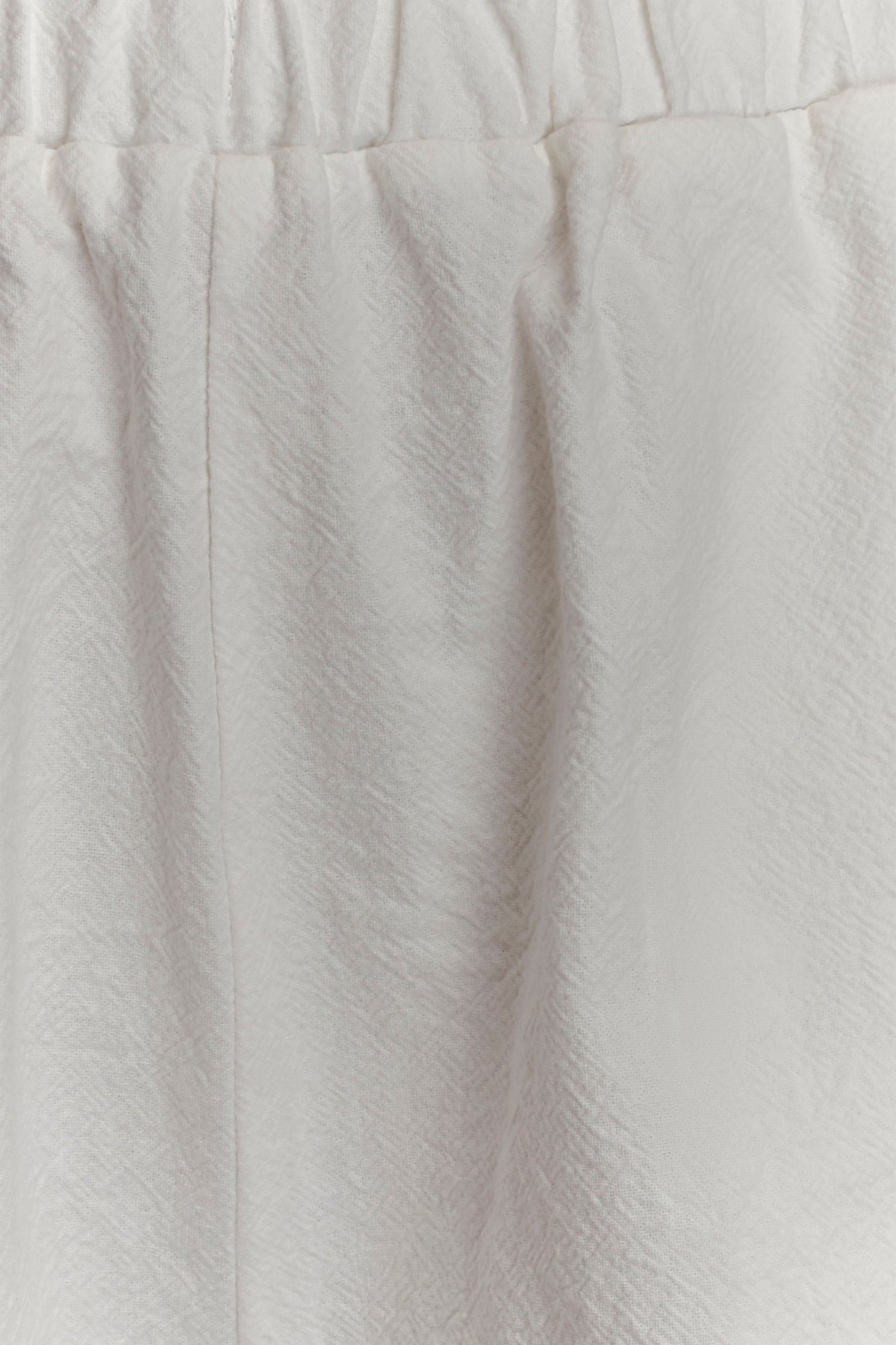 Janayia Cotton Wide Leg Pants - White