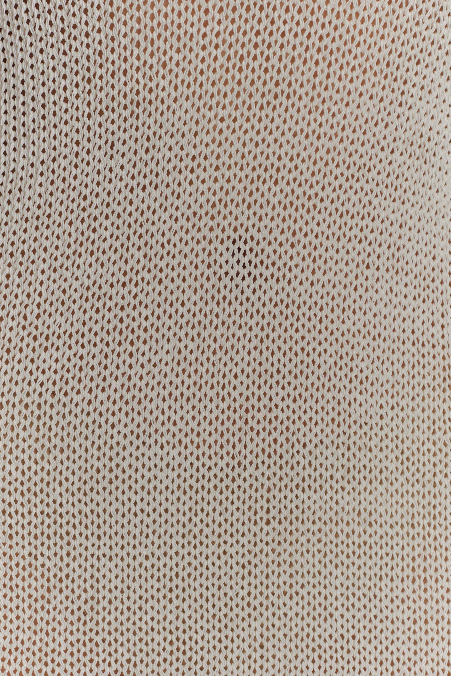 Ari Tape Yarn Knit Maxi Dress - White