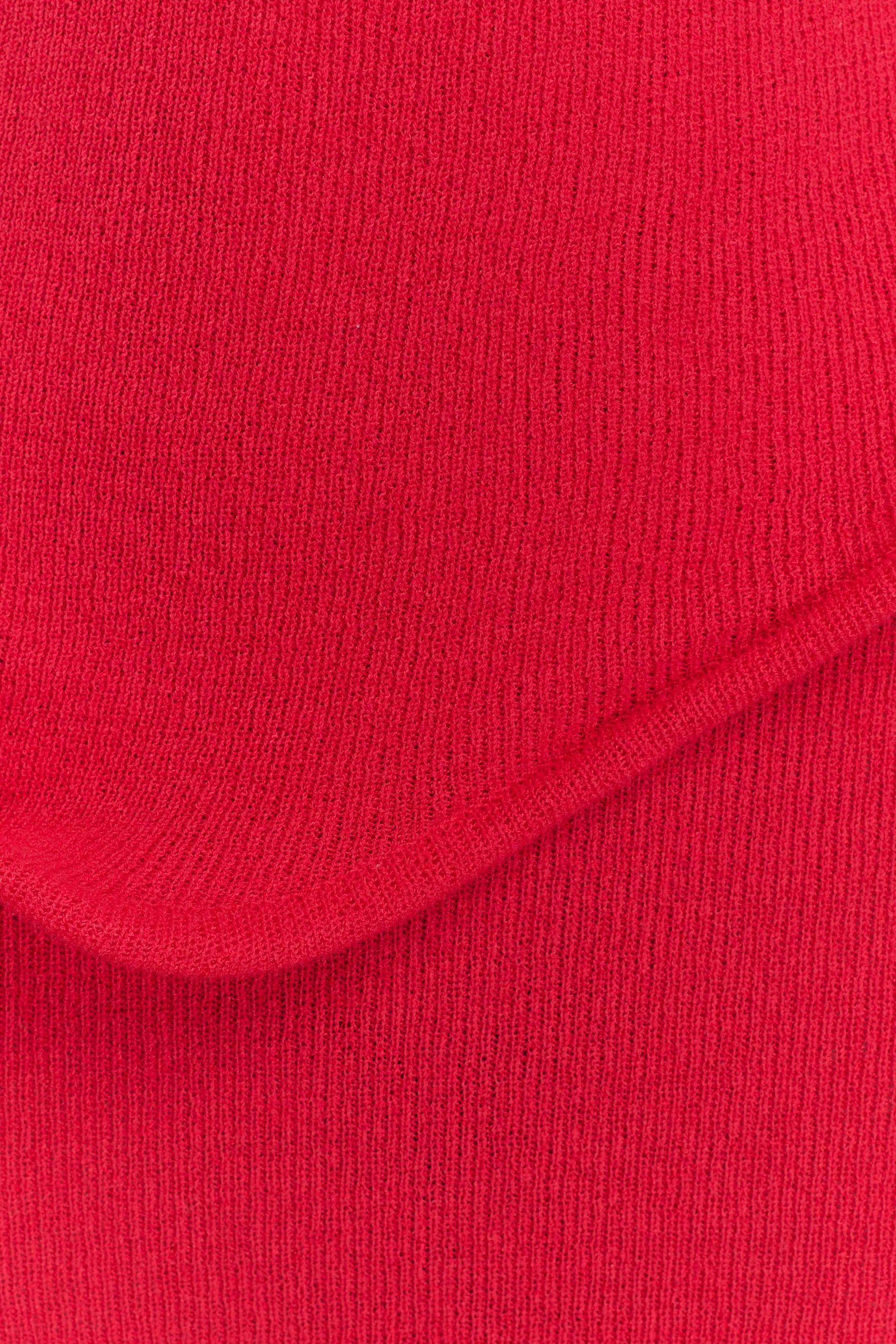 Caprice Halter Knit Maxi Dress - Red #4