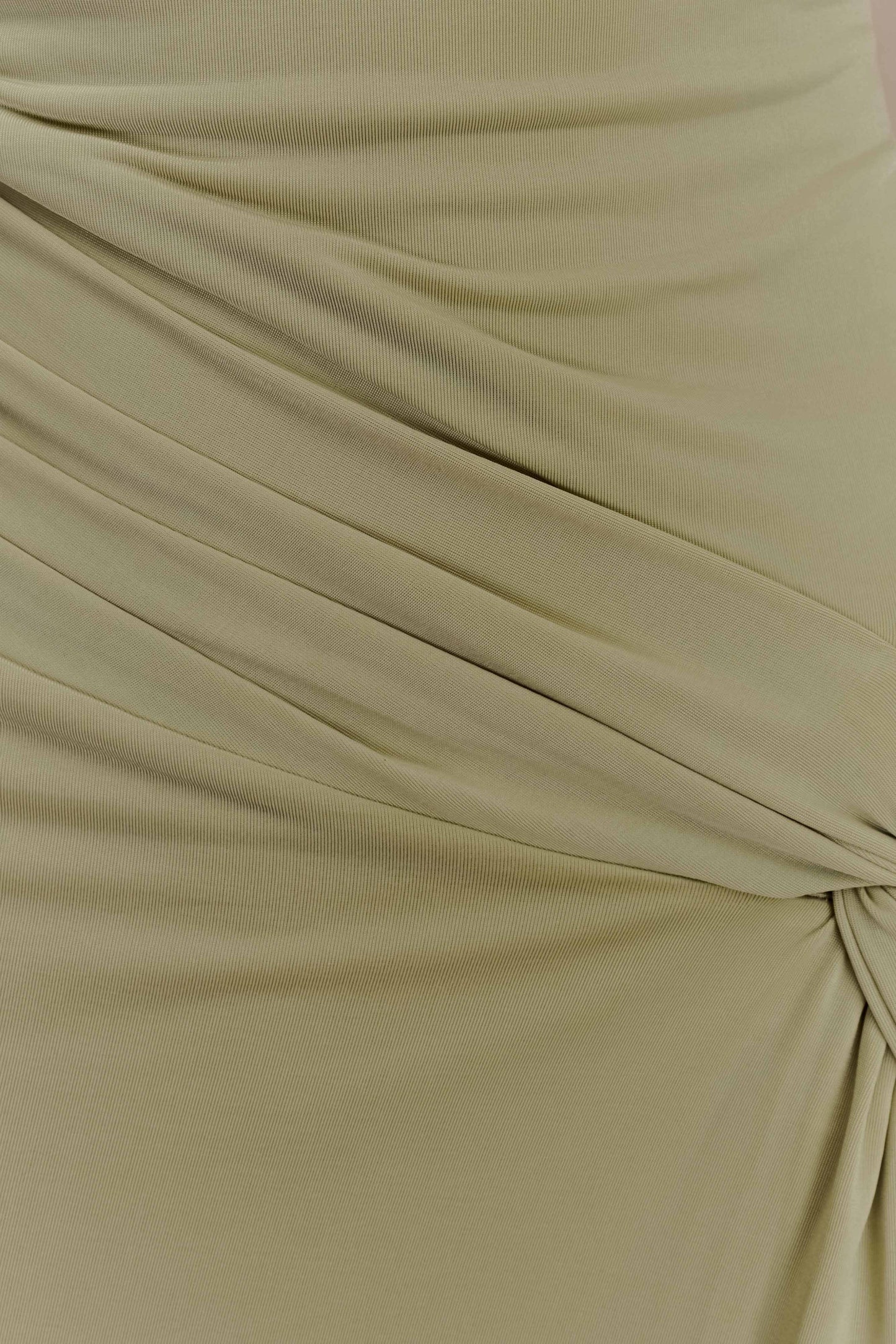 Deanna Long Sleeve Gathered Maxi Dress - Sage