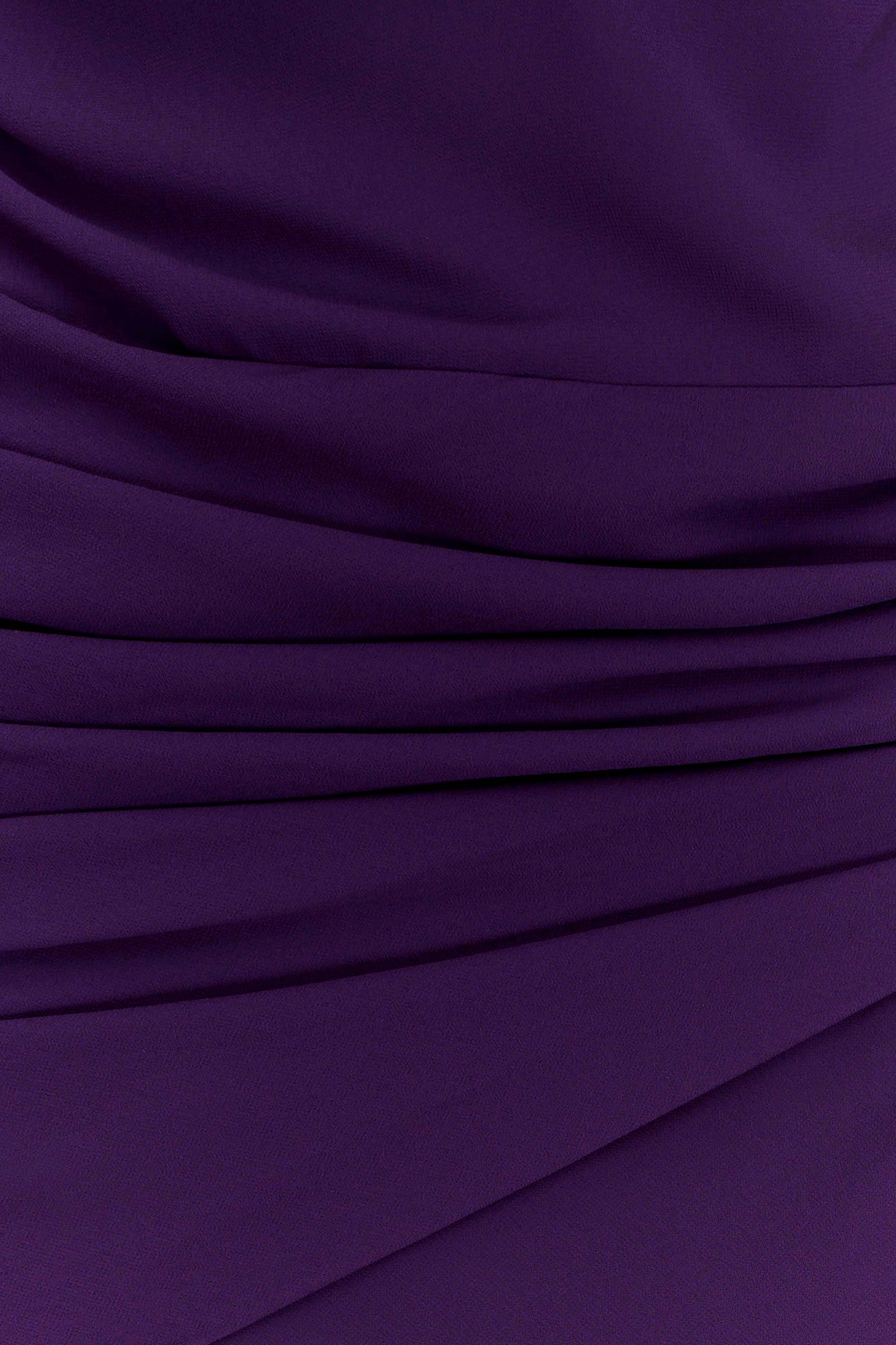 Giulia Chiffon Draped Maxi Dress - Purple