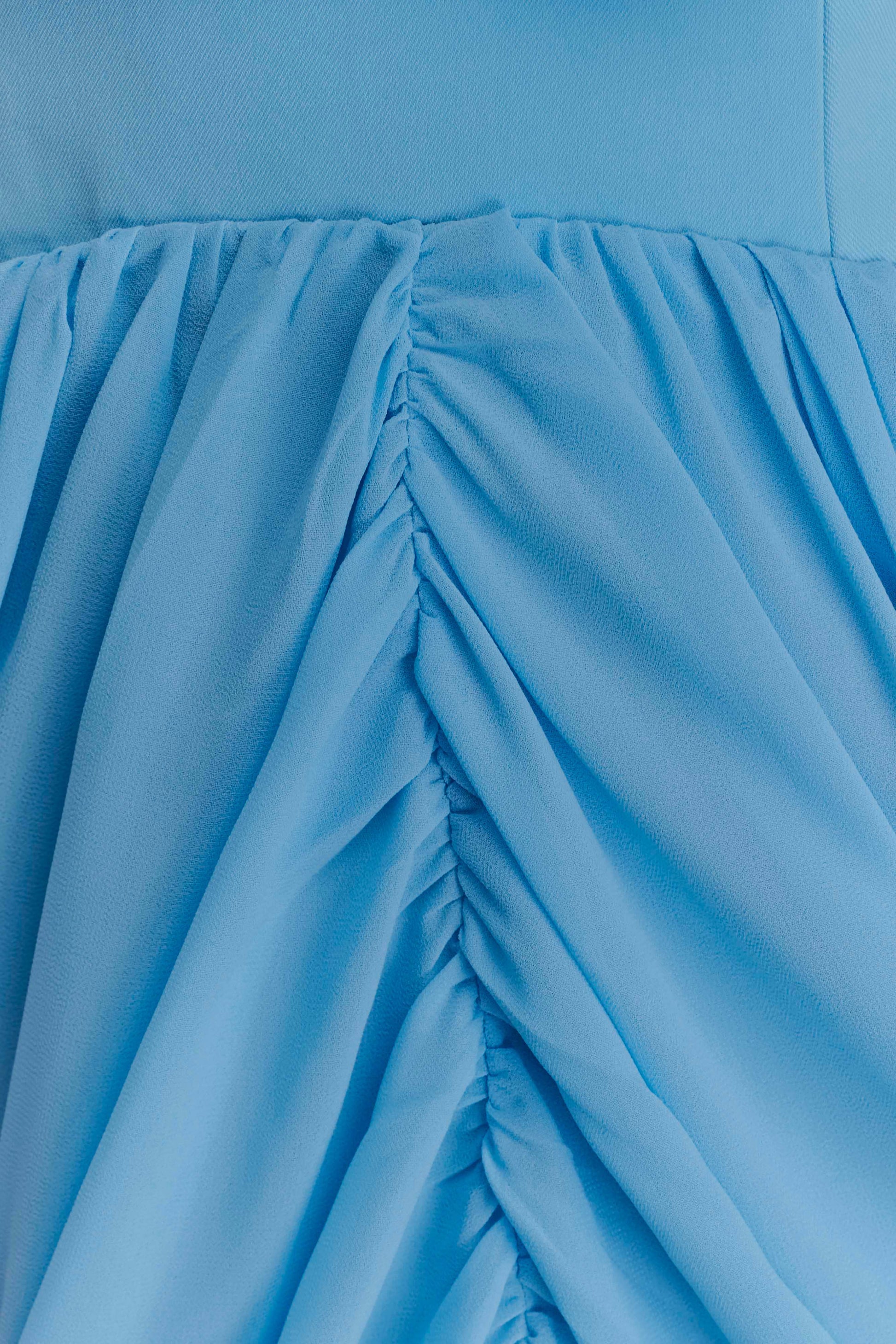 Alex Chiffon Maxi Dress - Blue #7