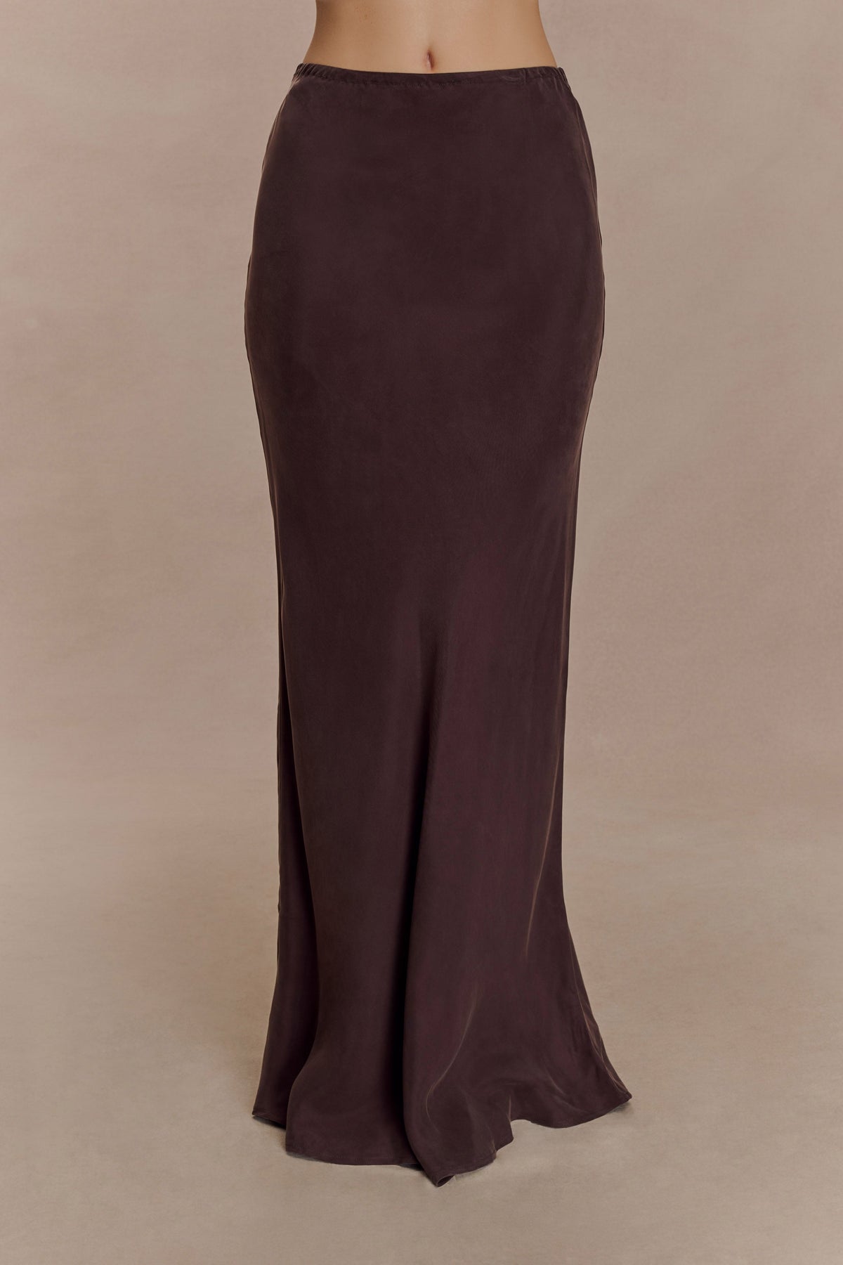 Violeta Maxi Skirt - Dark Chocolate