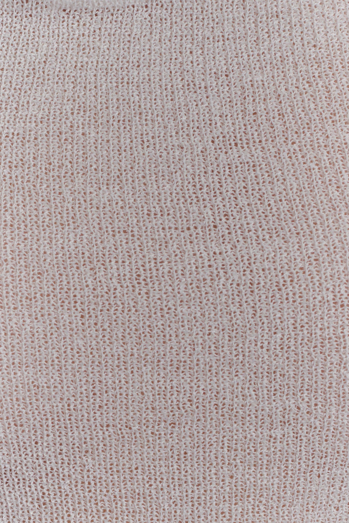 Elowen Knit Cowl Long Sleeve Top - White