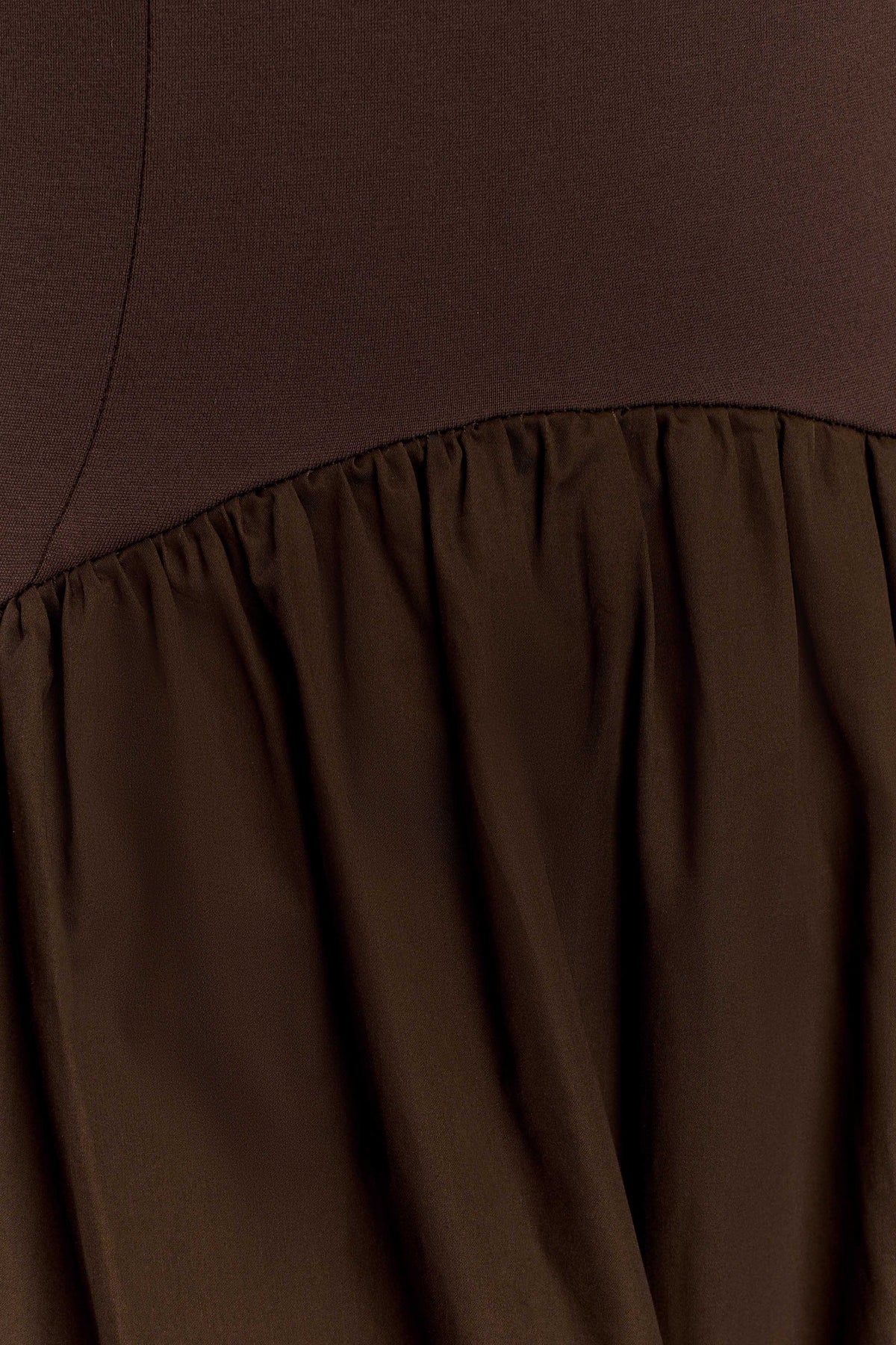 Acacia Contrast Sleeveless Maxi Dress - Chocolate