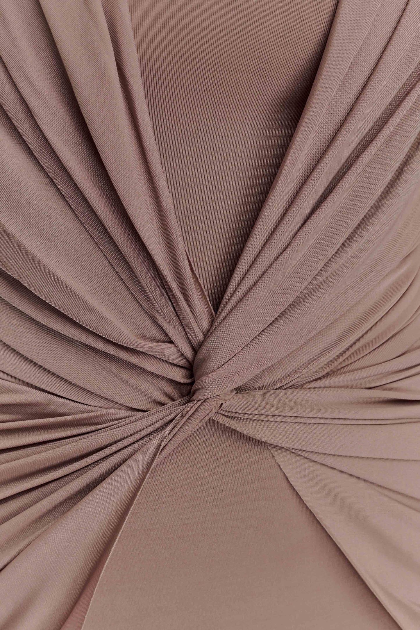 Mirren Strapless Slinky Maxi Dress - Bronze