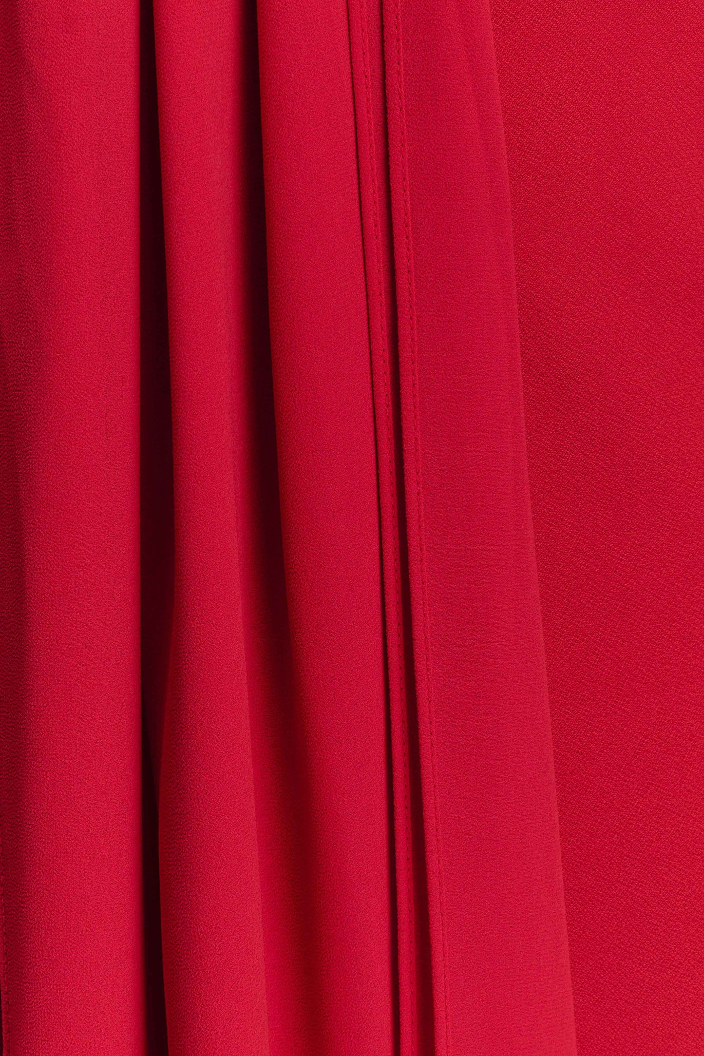 Philippa Knotted Crepe Maxi Dress - Ruby