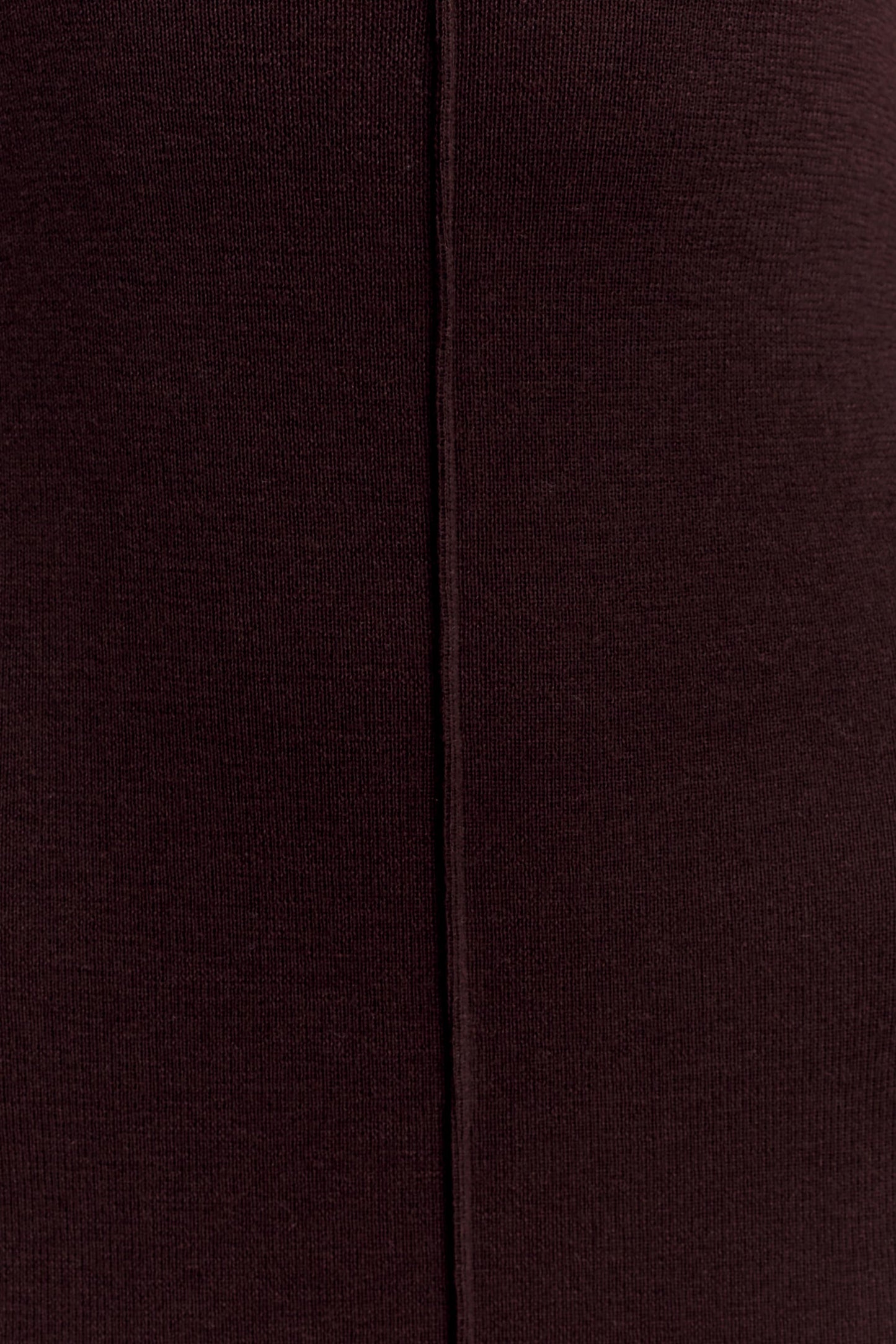 Cleona Merino Wool Ribbed Long Sleeve Maxi Dress - Deep Chocolate