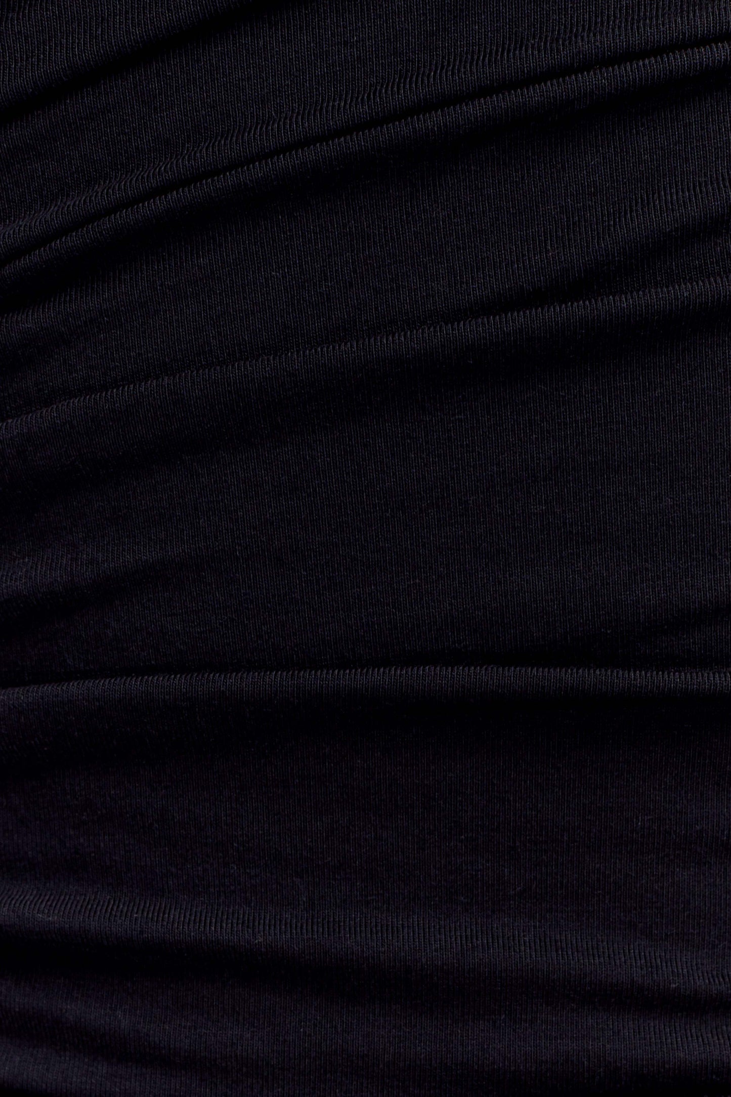 Anna One Shoulder Modal Top - Black