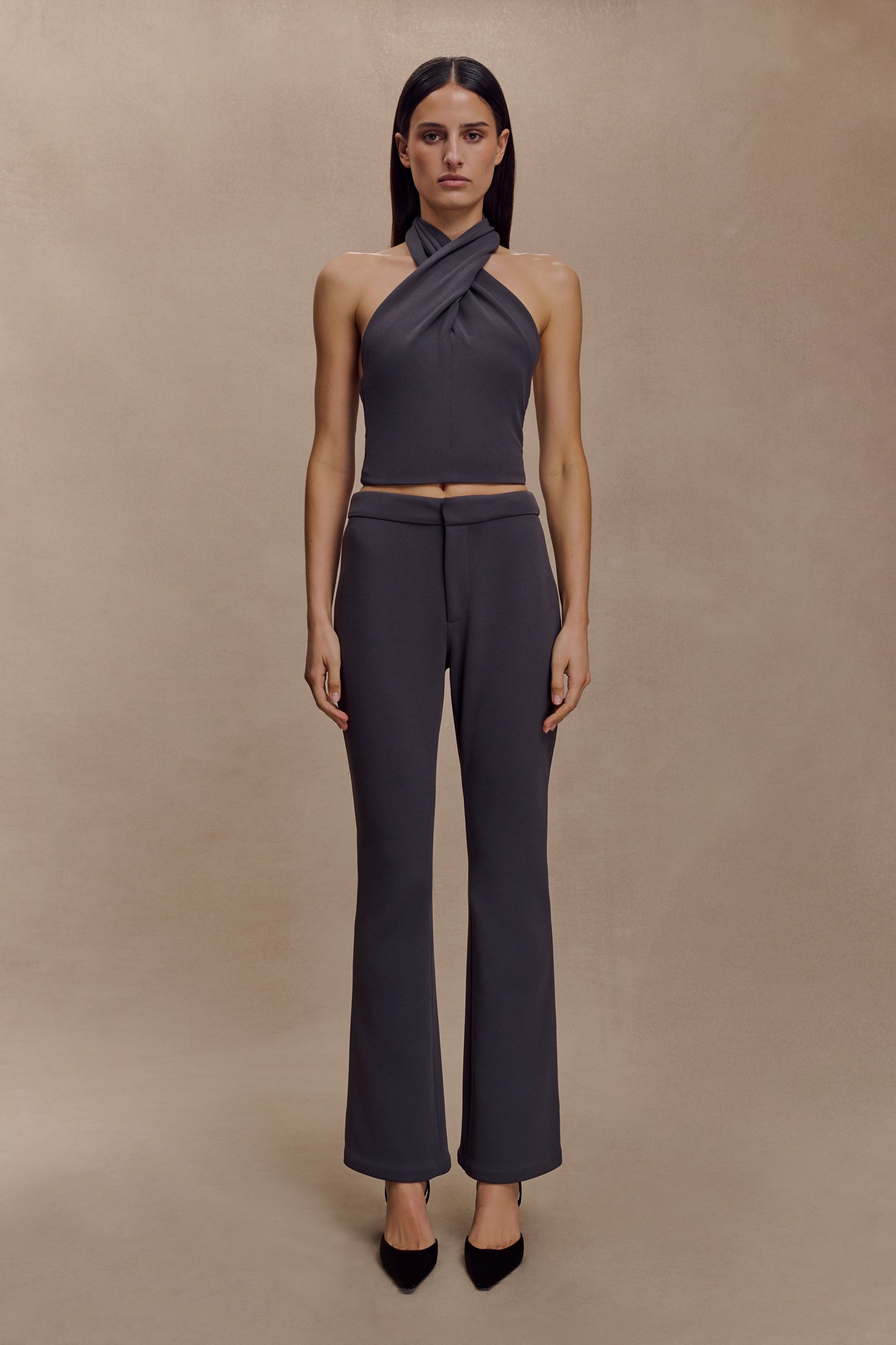 Marion Cross Over Top - Charcoal Shadow