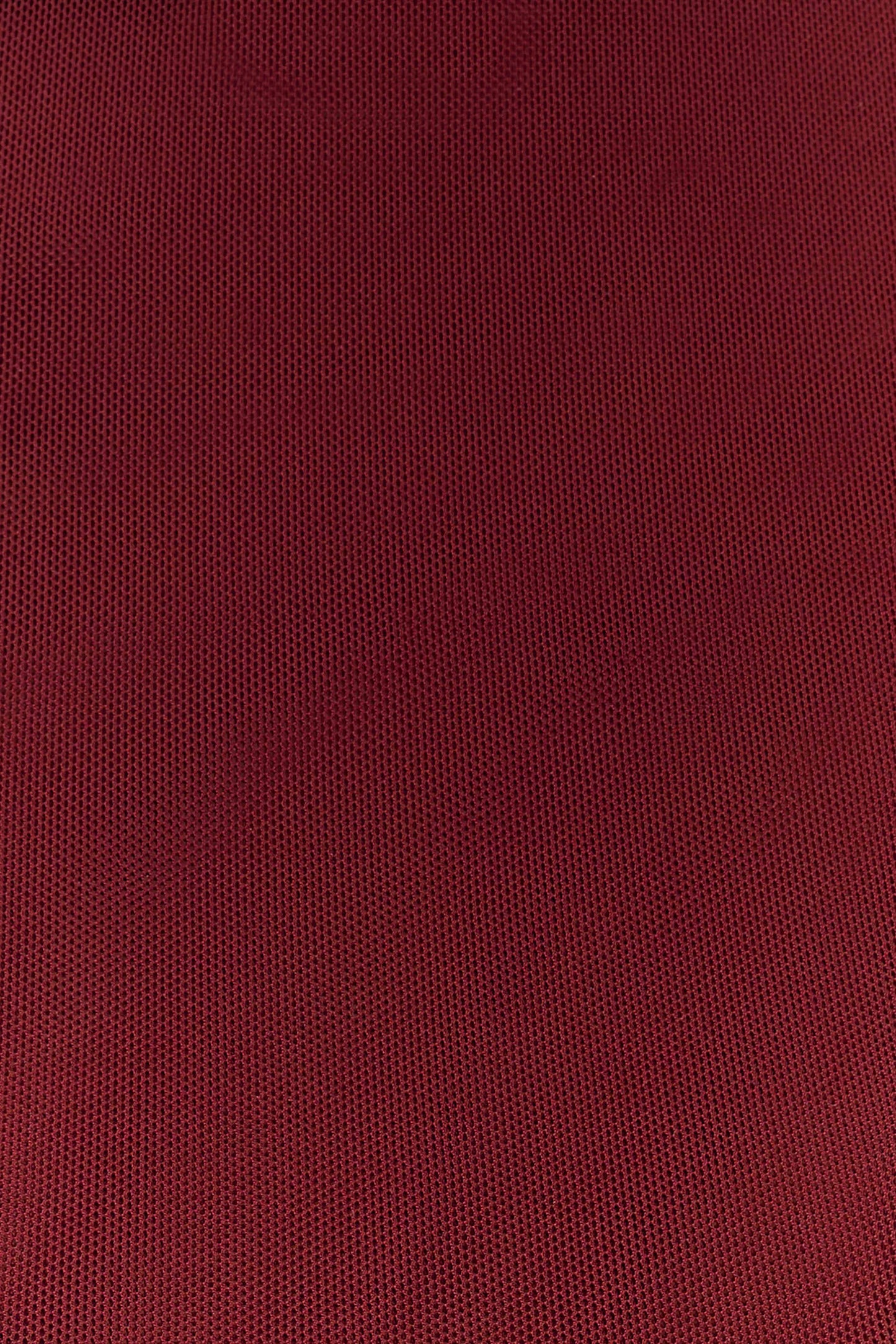 Romana Short Sleeve Mesh Top - Burgundy