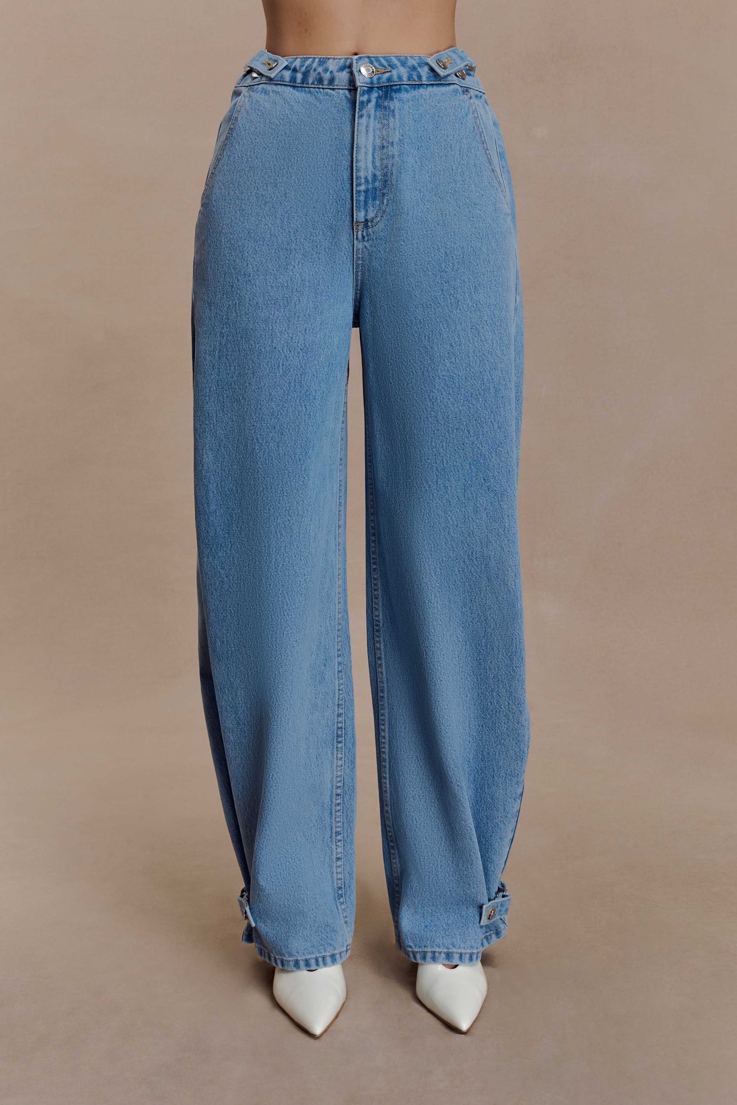 Flossie Multi Way Denim Jeans - Classic Blue