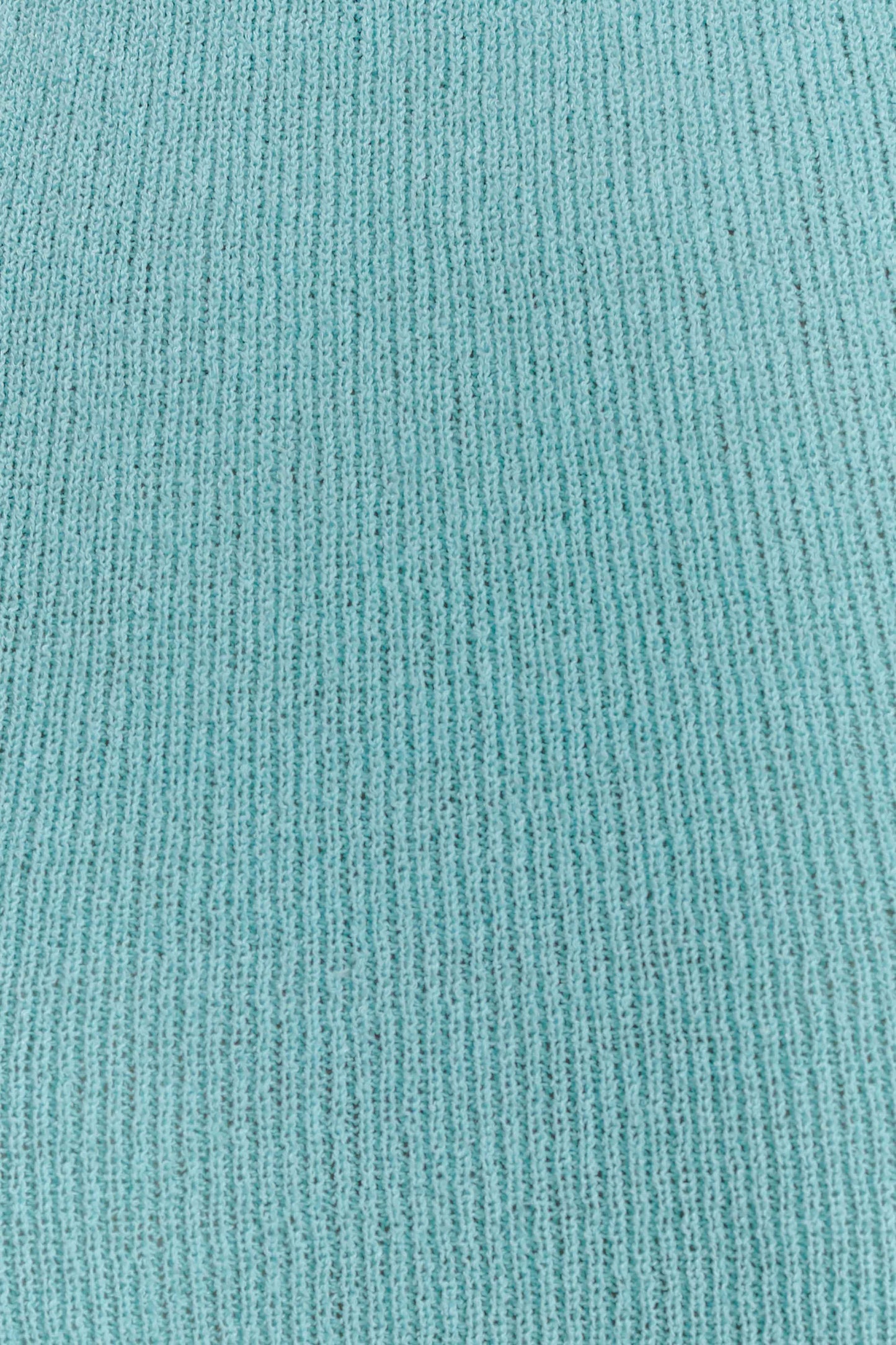 Melodie Halter Knit Maxi Dress - Cyan Blue