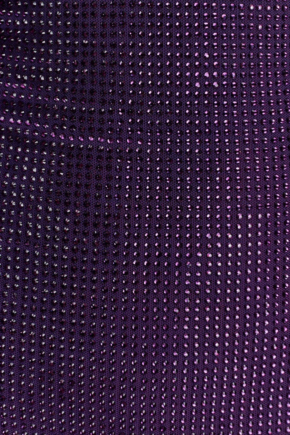 Genie Diamante Halter Midi Dress - Purple
