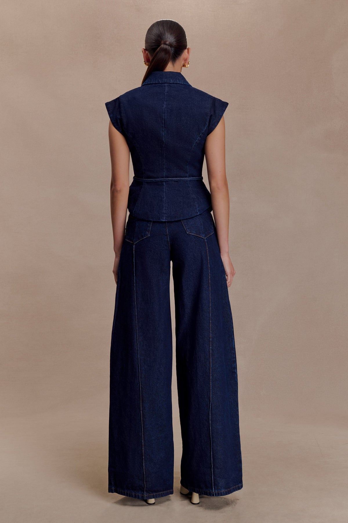 Beatrix High Rise Denim Jeans - Indigo Blue
