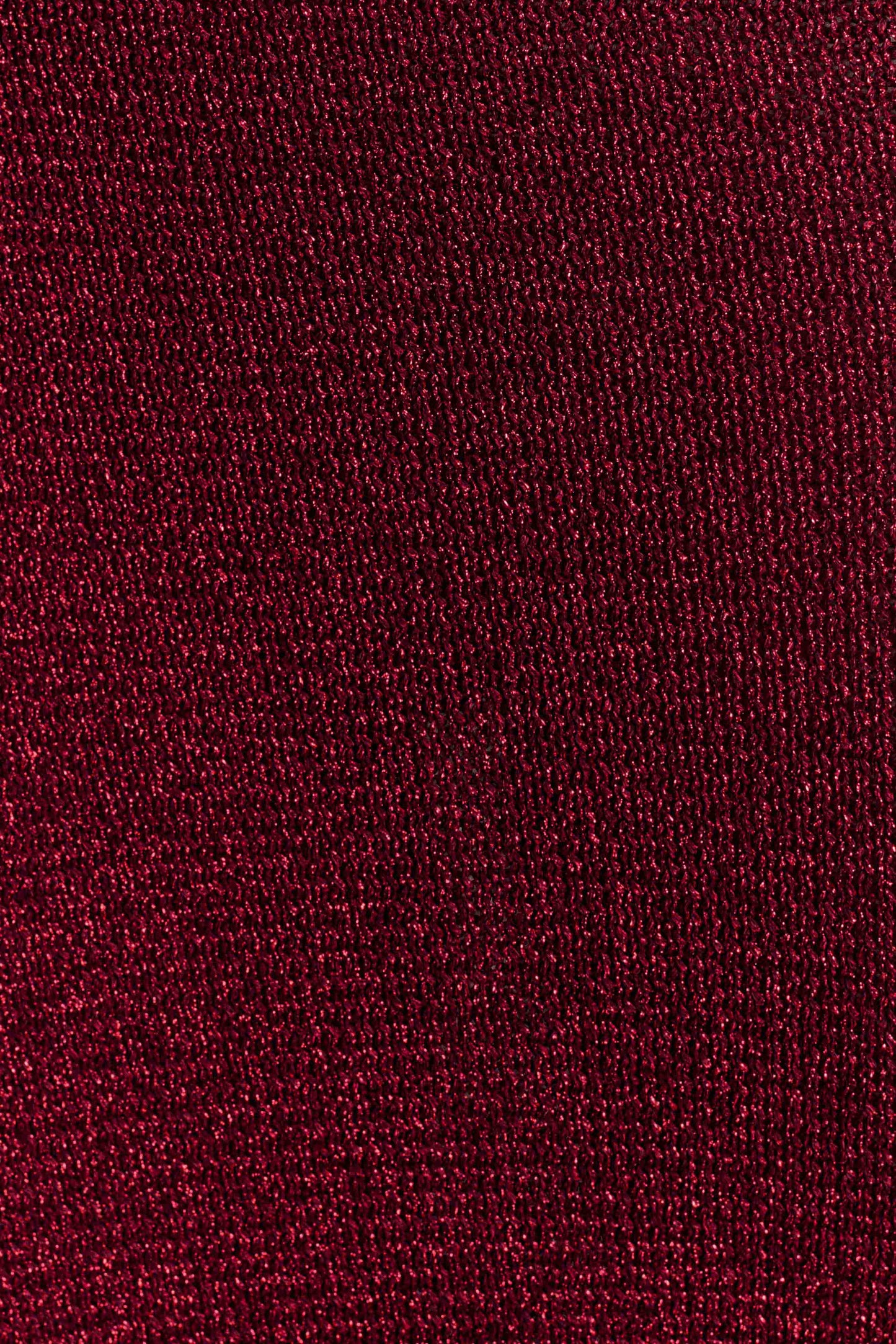 Elma Lurex Knit Halter Maxi Dress - Deep Red