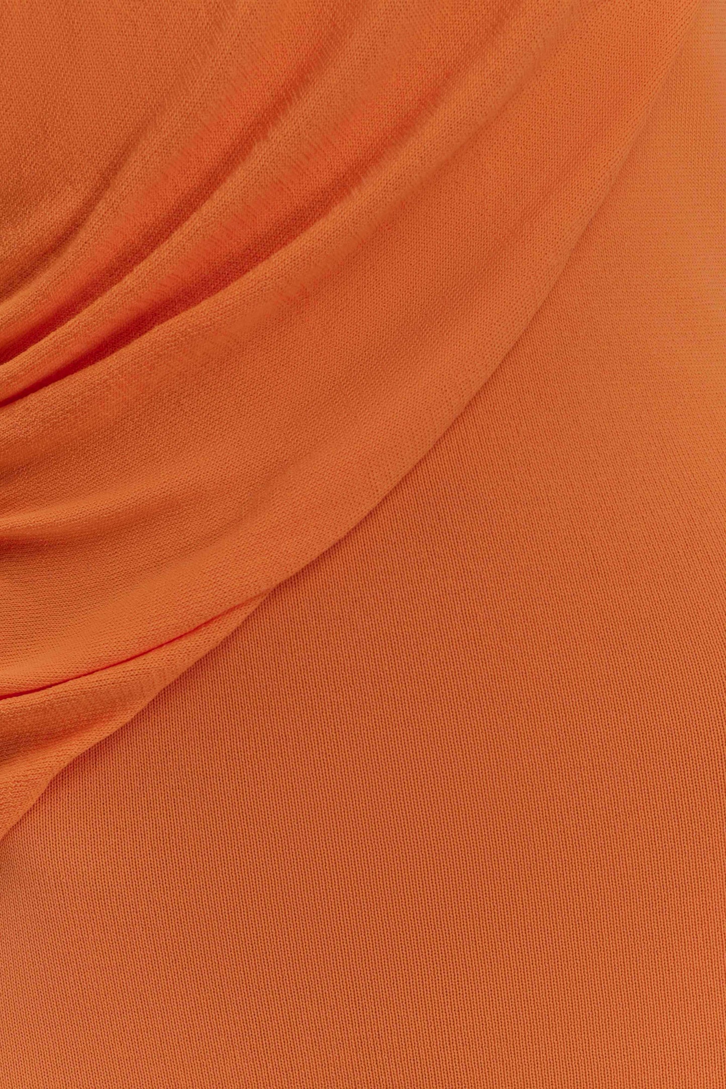 Elma Halter Knit Maxi Dress - Orange