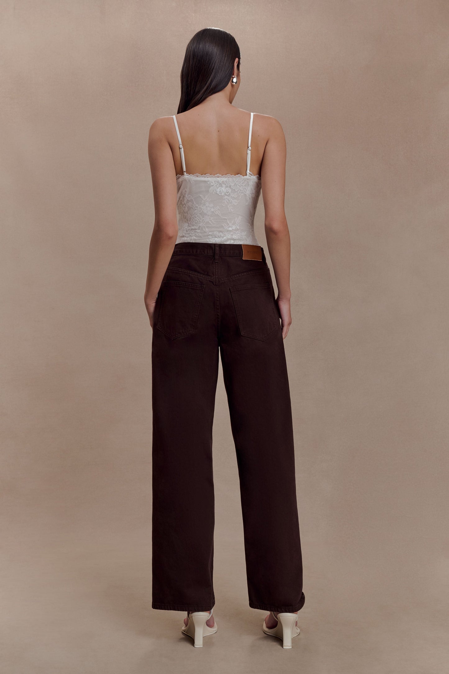 Jasper Plunge Lace Bodysuit - Ivory