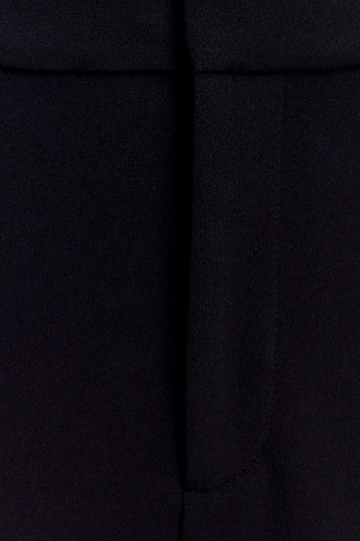 Maude Crepe Straight Leg Pants - Black