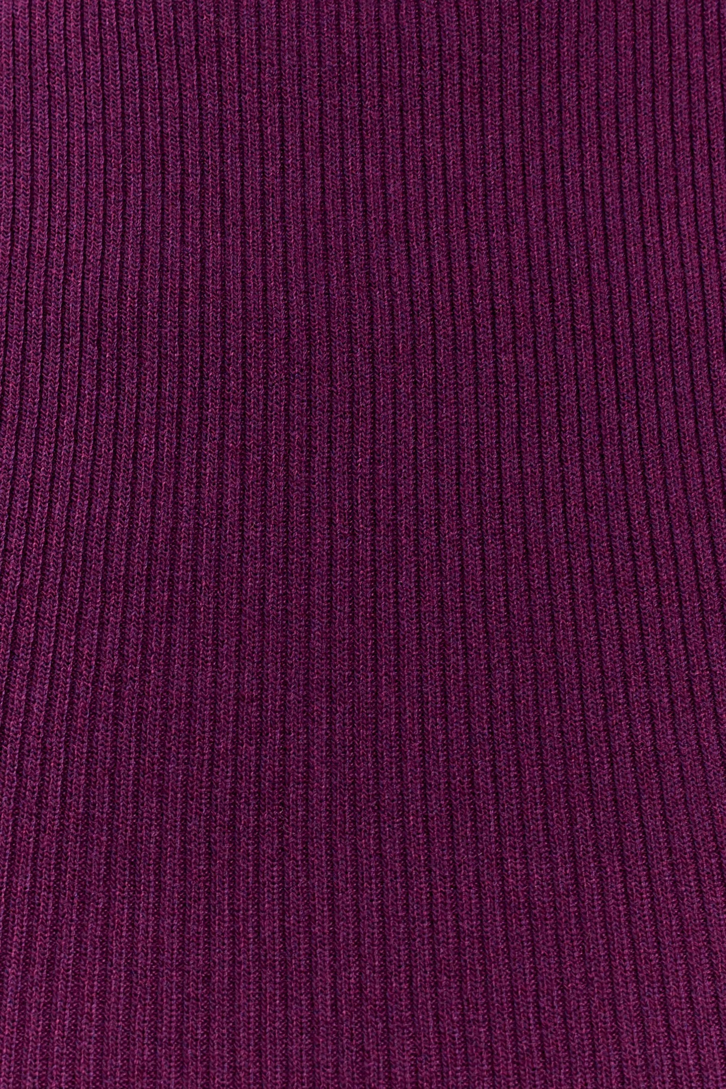 Diya Ribbed High Waisted Pants With Wire Hem - Plum