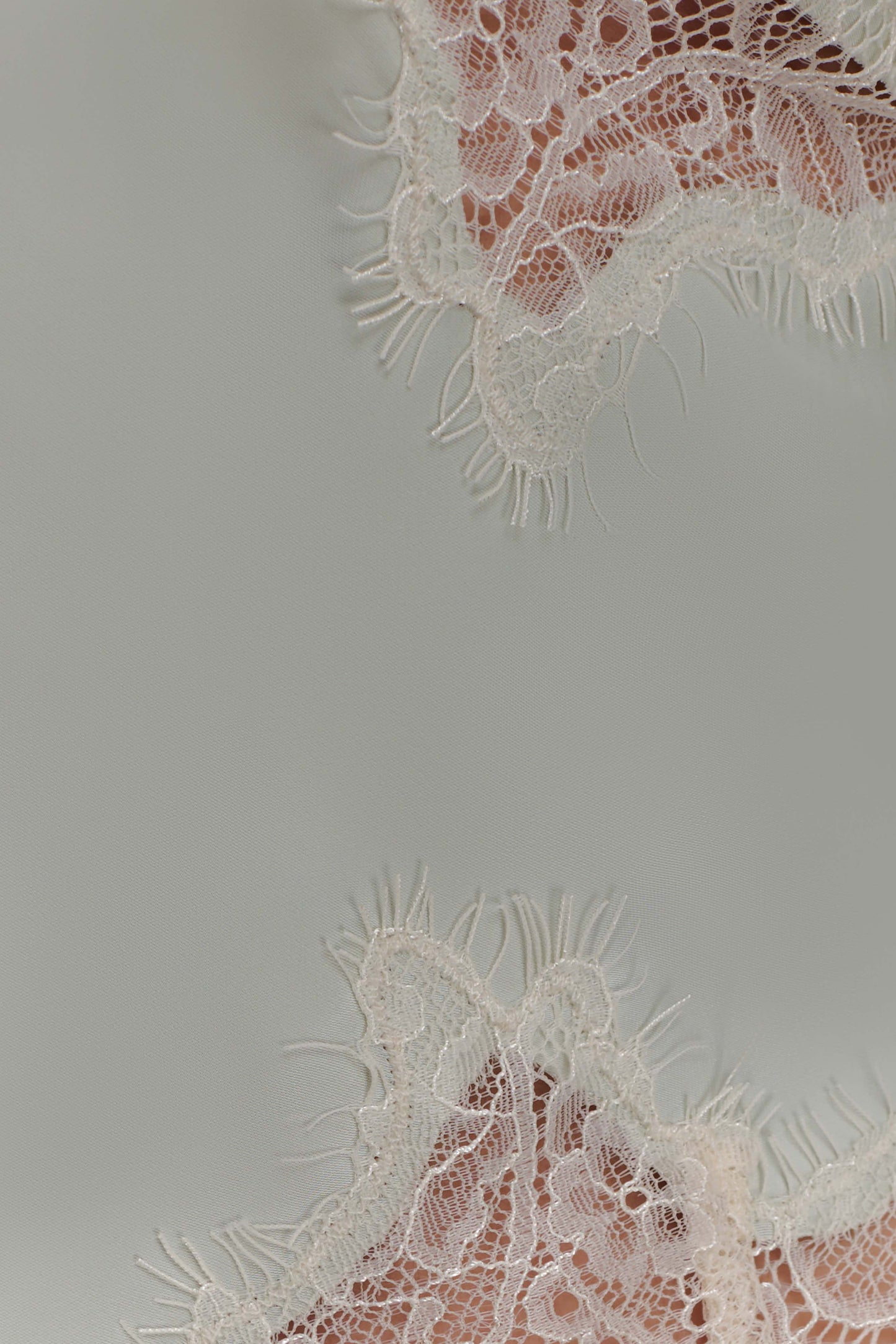 Nina Satin And Lace Camisole - Sage