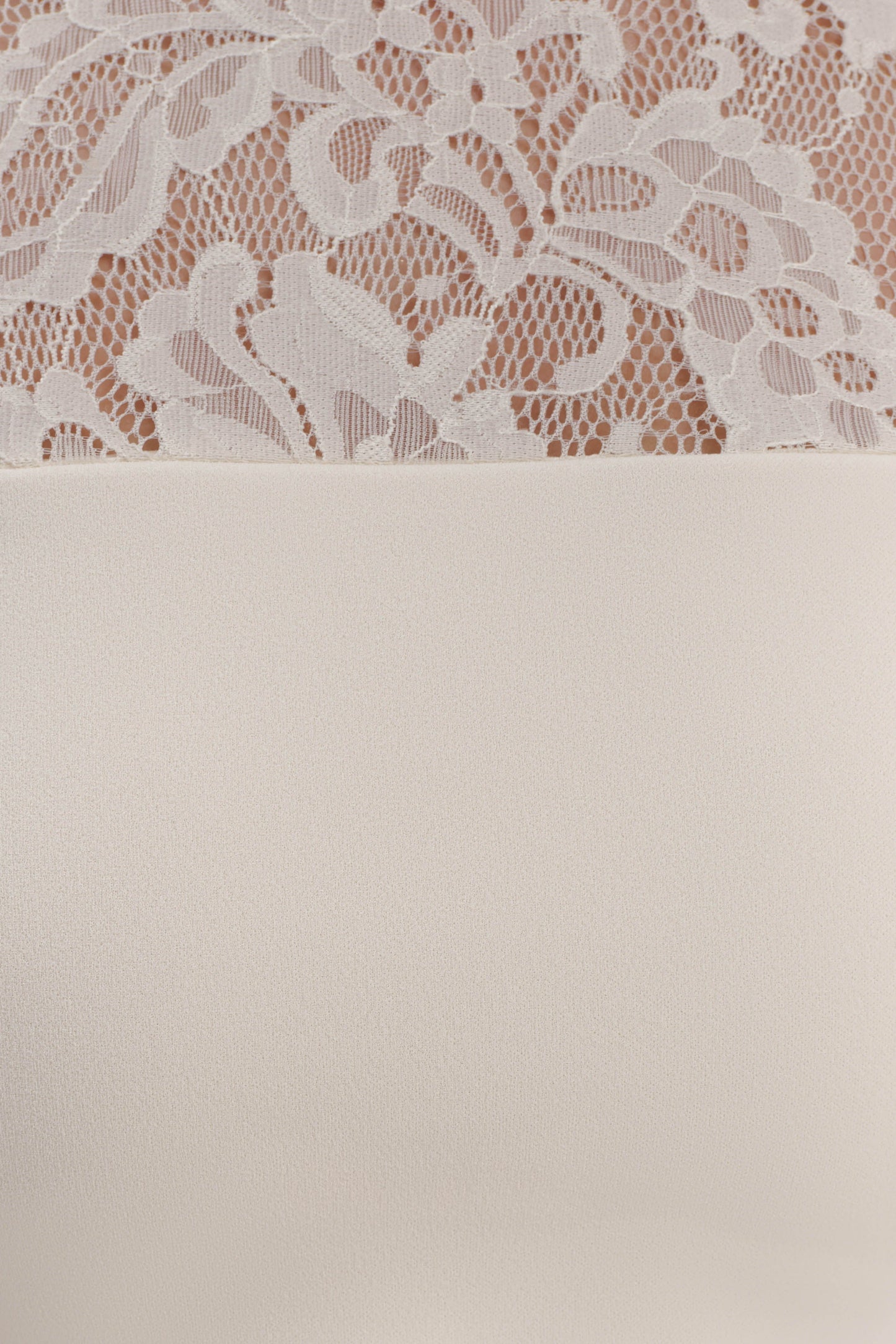 Aurelie Long Sleeve Lace Mini Dress - Ivory