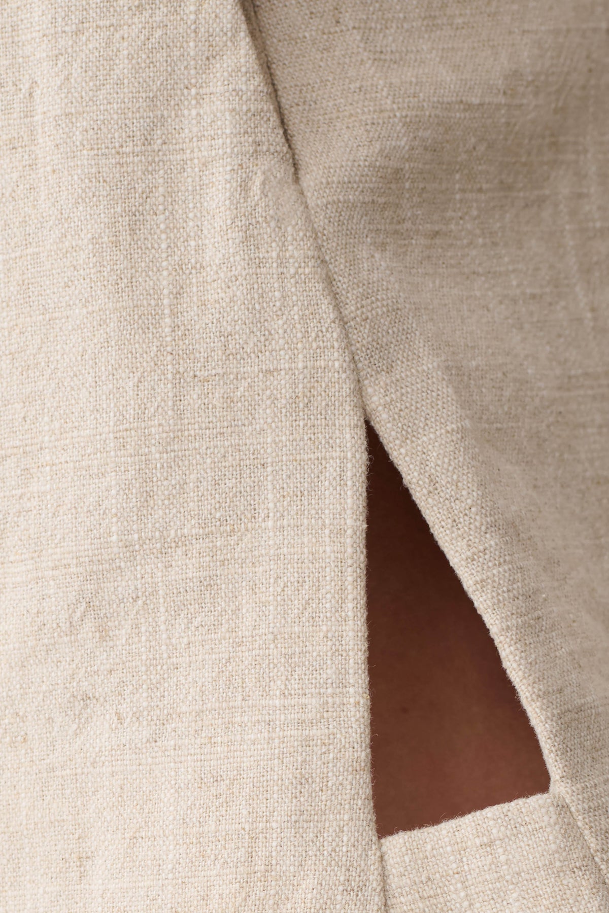 Anahita Linen Short - Natural