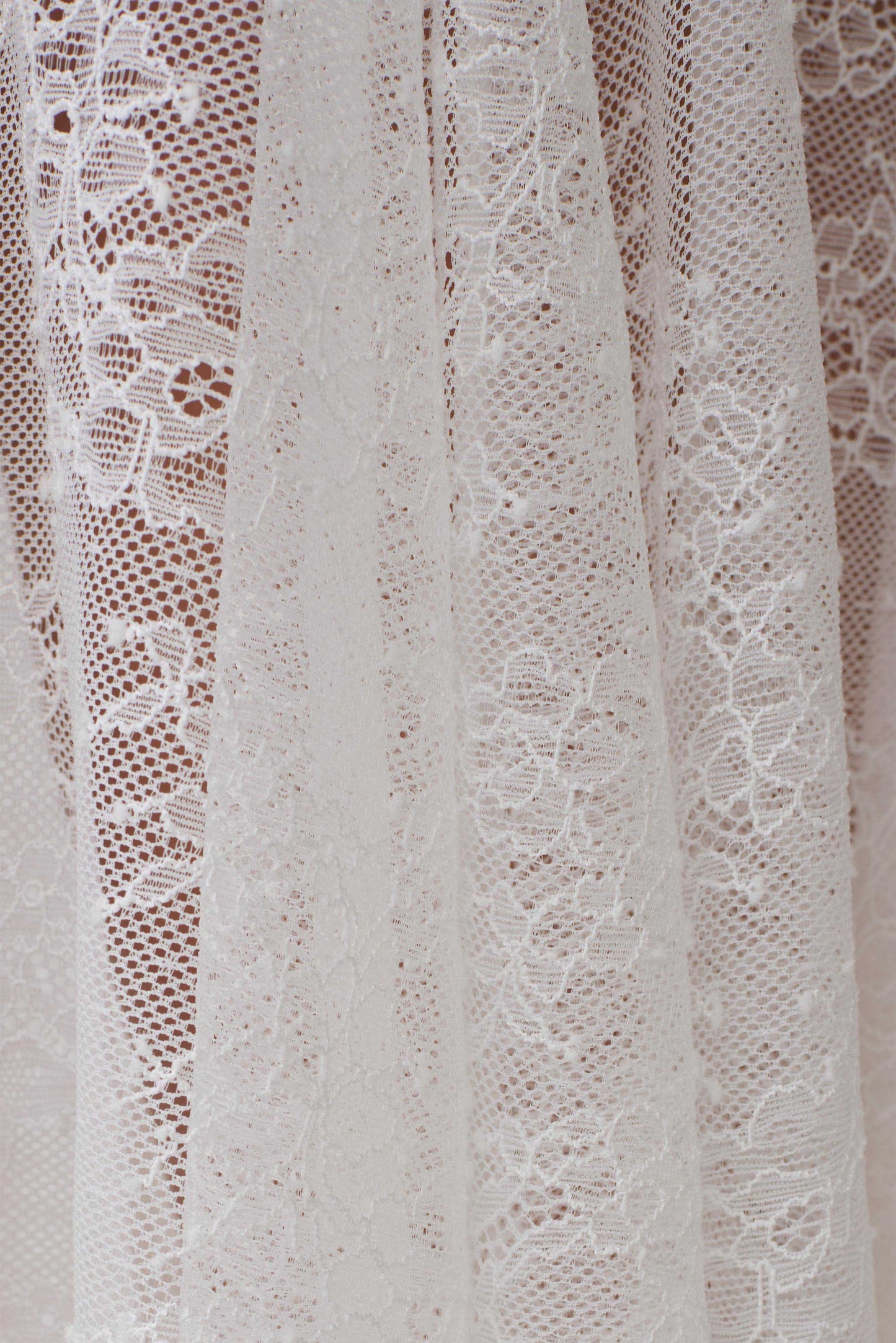 Haime Lace Hankie Midi Skirt - Ivory
