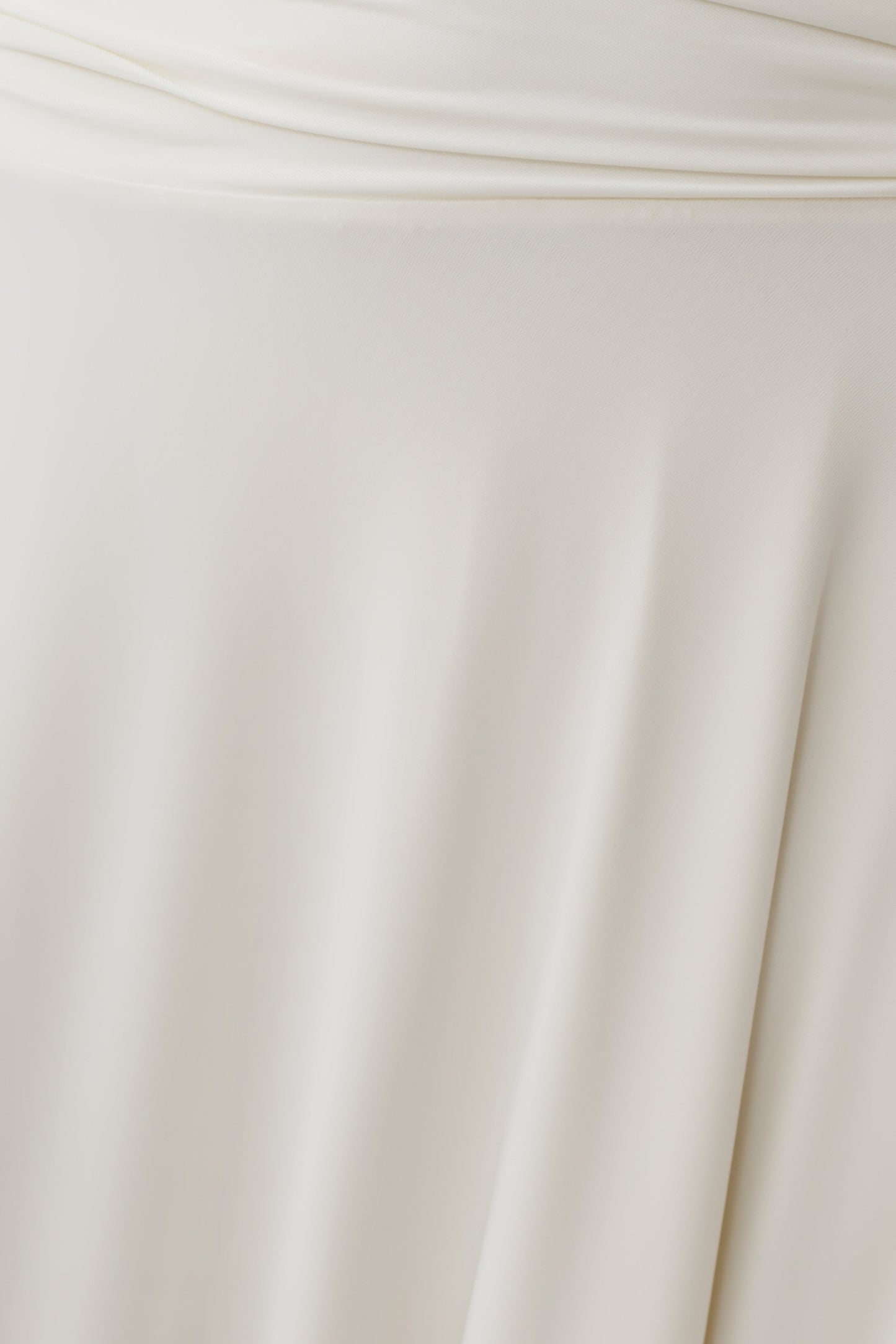 Luu Slinky Midi Skirt - Ivory