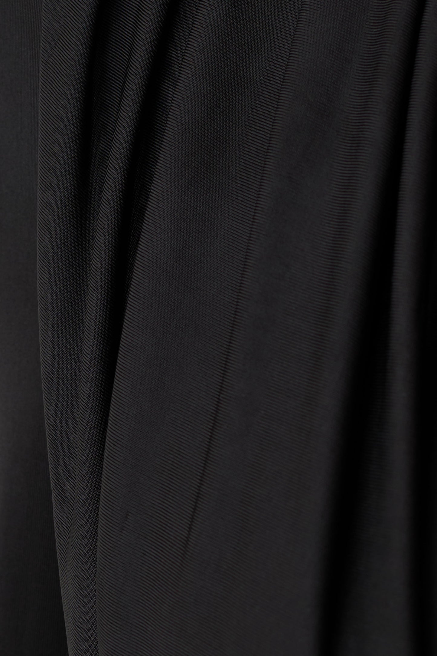 Ren Cowl Long Sleeve Slinky Bodysuit - Black