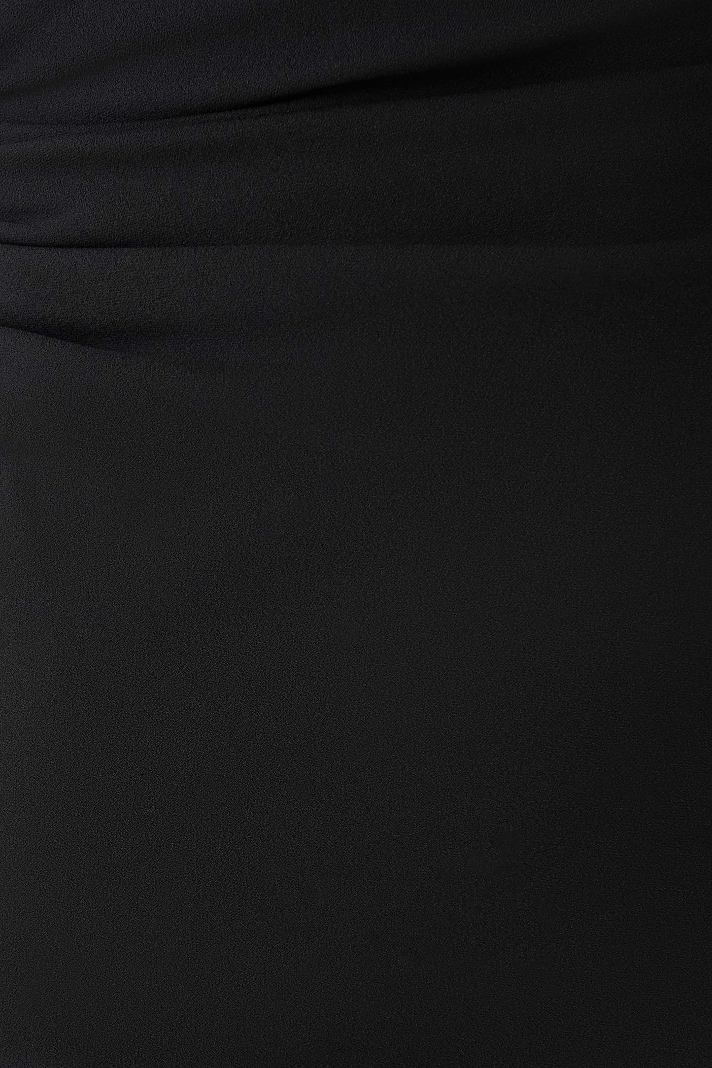 Thalyn Crepe Maxi Dress With Split - Black