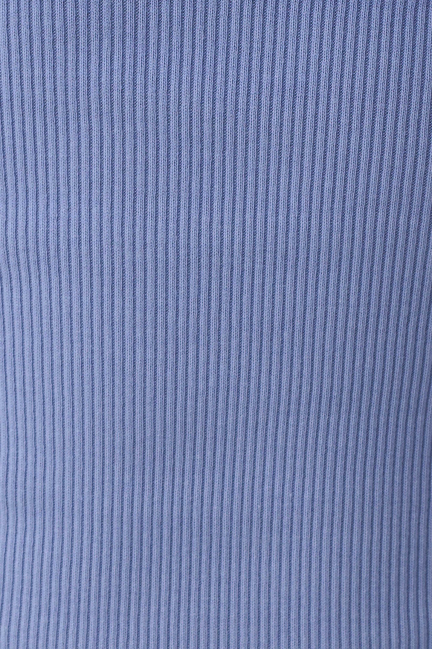 Aisling Ribbed Square Neck Sleeveless Top - Cornflower Blue