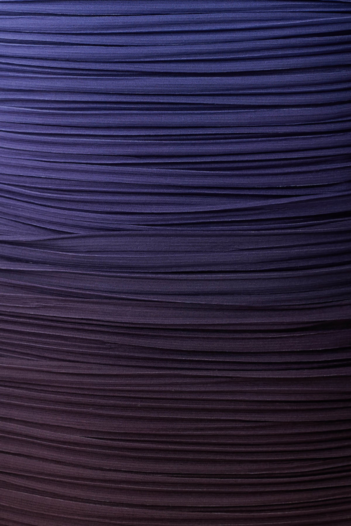 Azizi Pleated Halter Maxi Dress - Chocolate & Blue Ombre Print