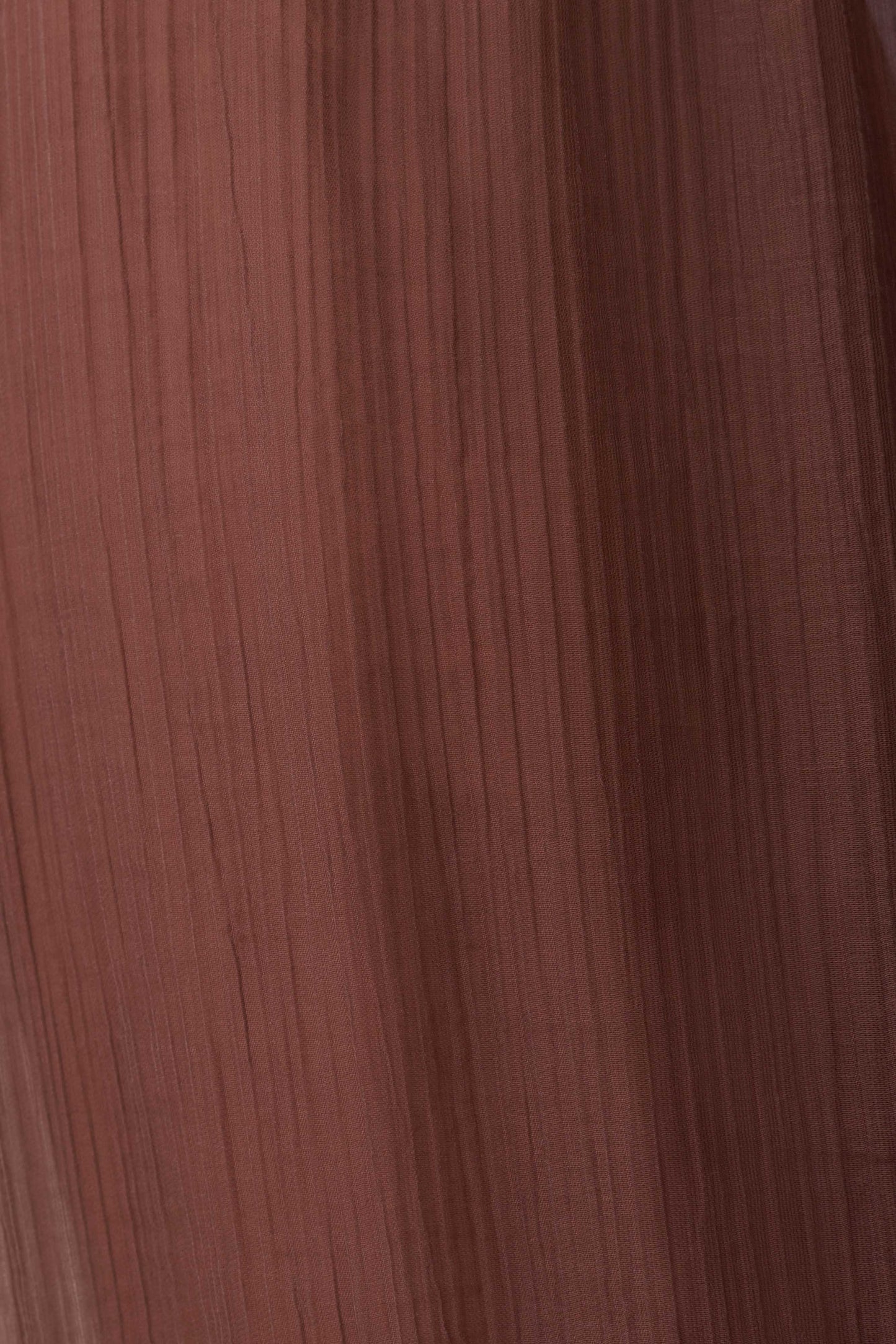 Leilani Sheer Drawstring Wide Leg Pants - Chocolate