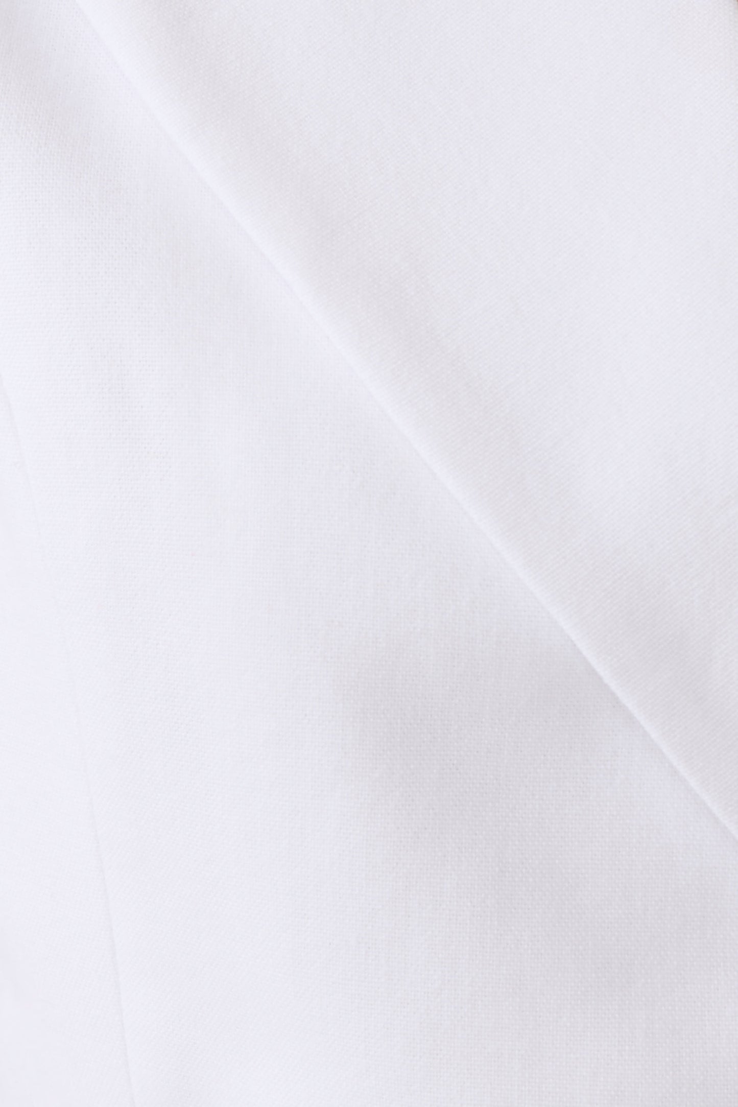 Raya Mid Rise Wide Leg Linen Pant - White