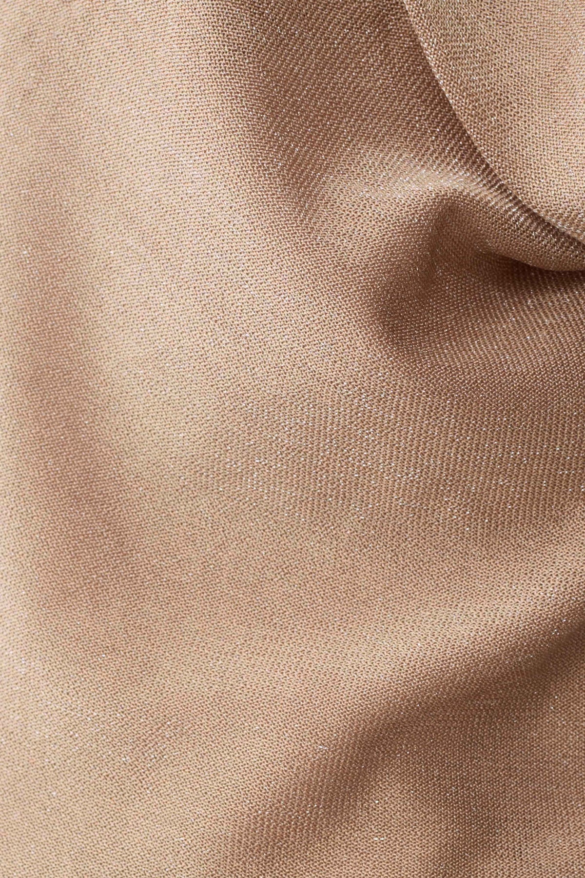 Stan Lurex Cowl Neck Top - Gold