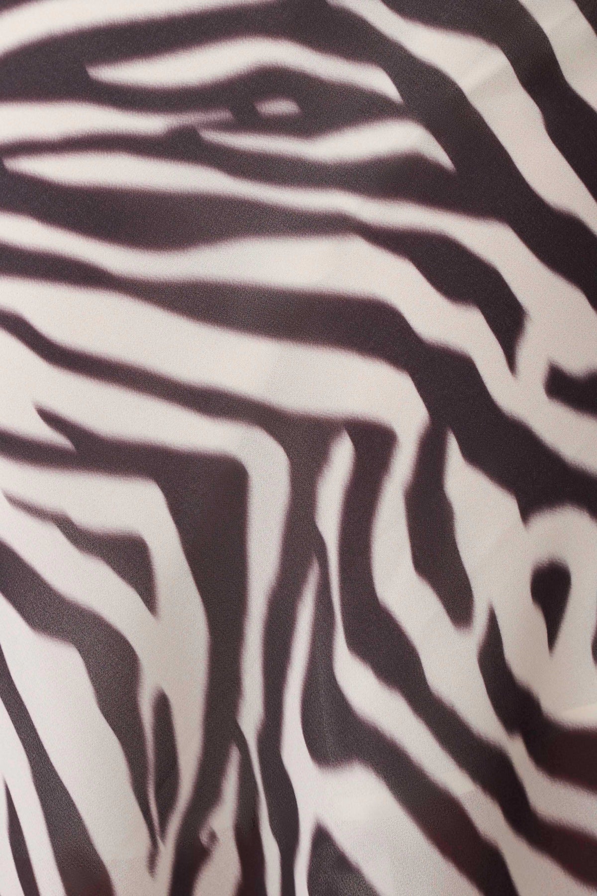Lana Chiffon Midi Skirt - Abstract Zebra Print