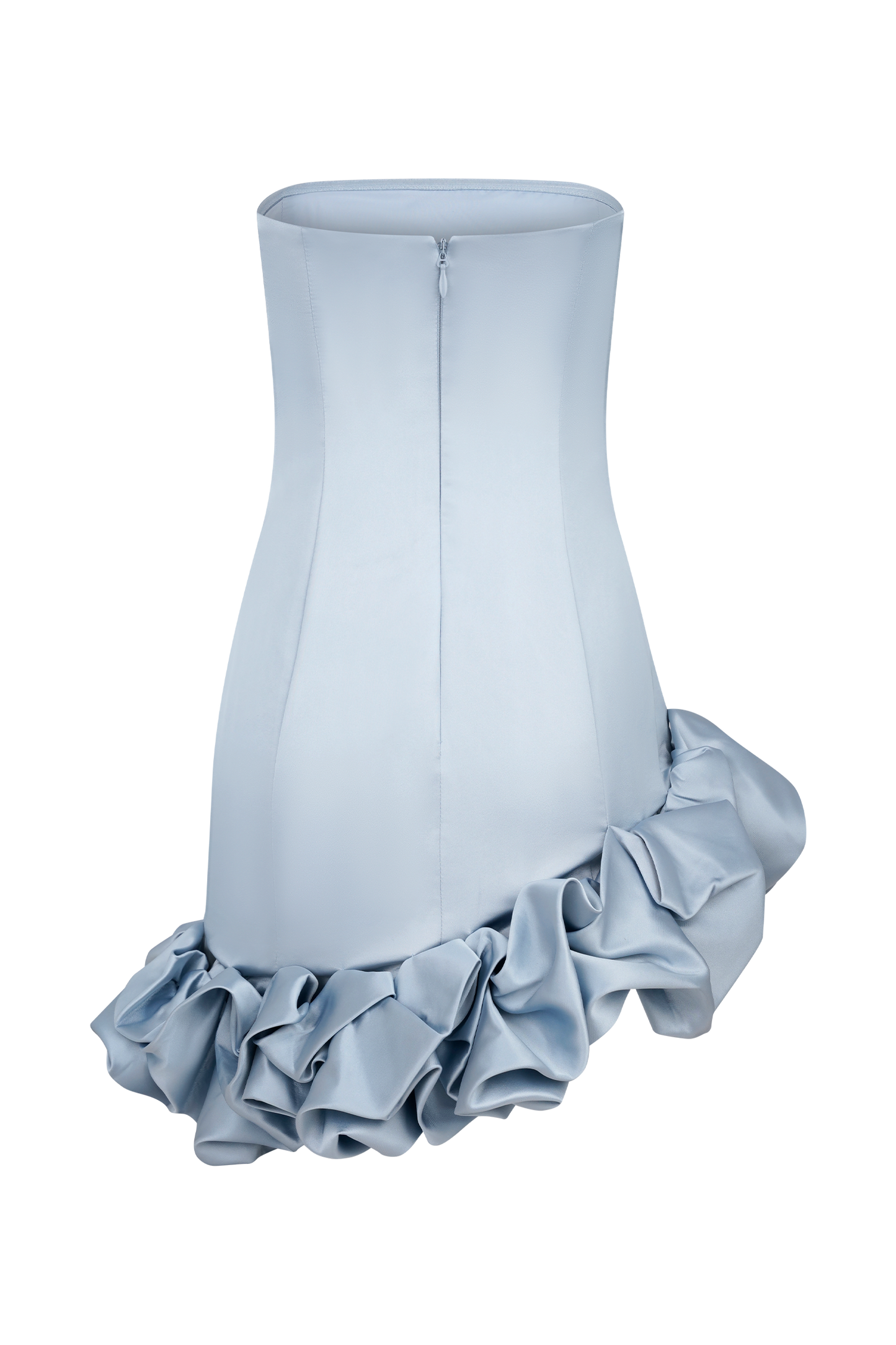 Alba Bubble Mini Dress - Cornflower Blue