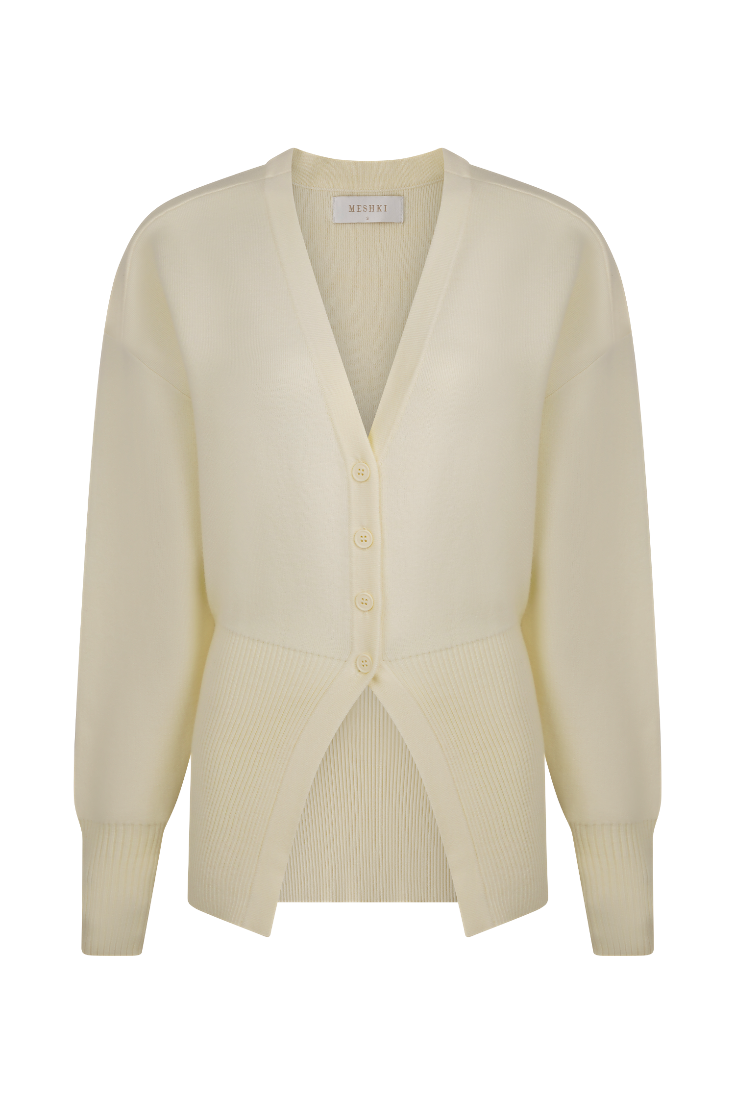 Alexia Buttoned Oversized Cardigan - Ivory #9