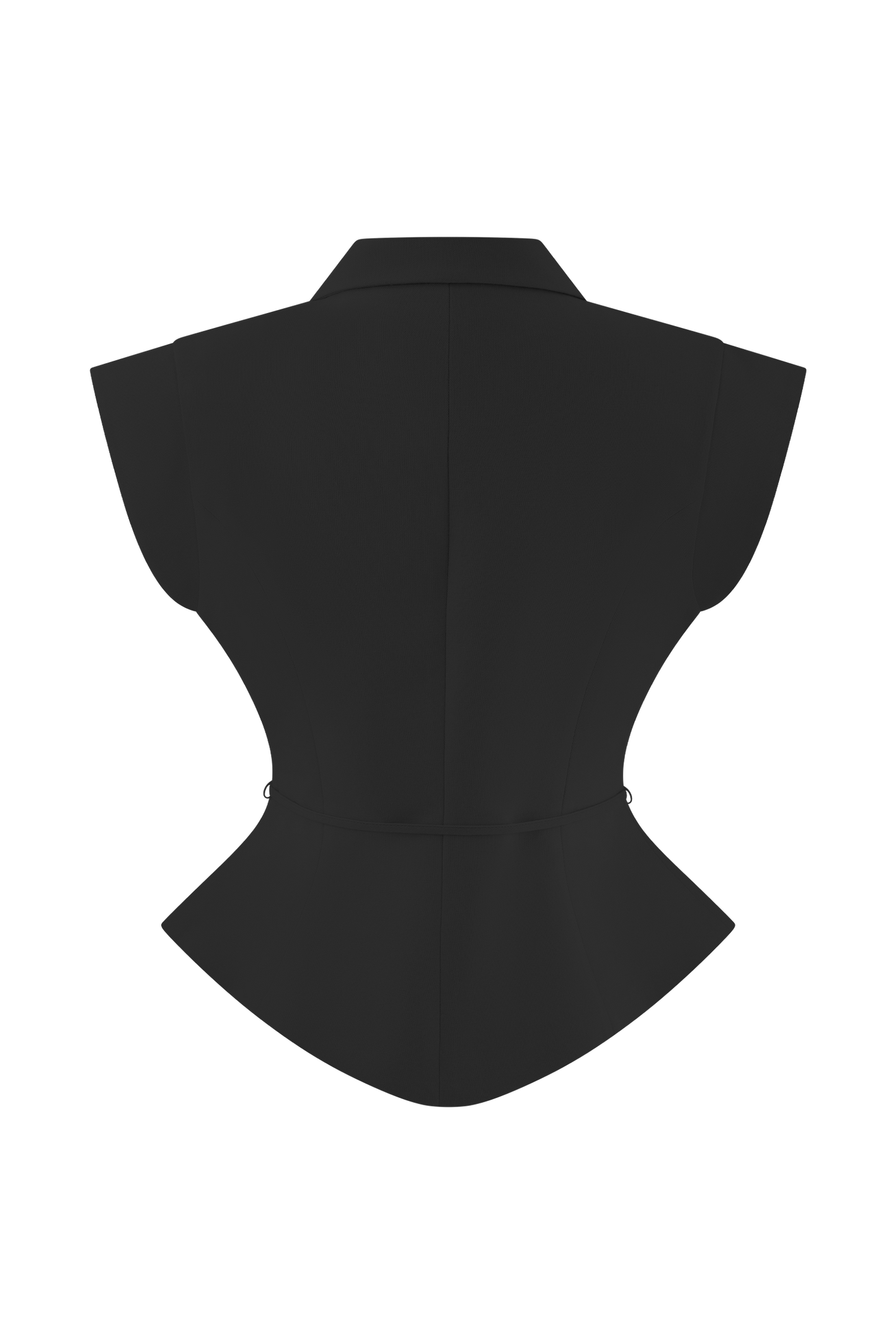 Andina Shortsleeve Linen Top - Black