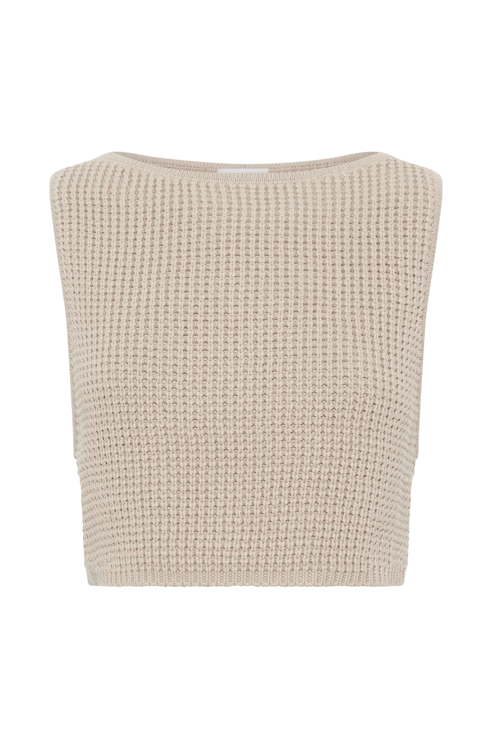 Gianni Sleeveless Knit Top - Natural