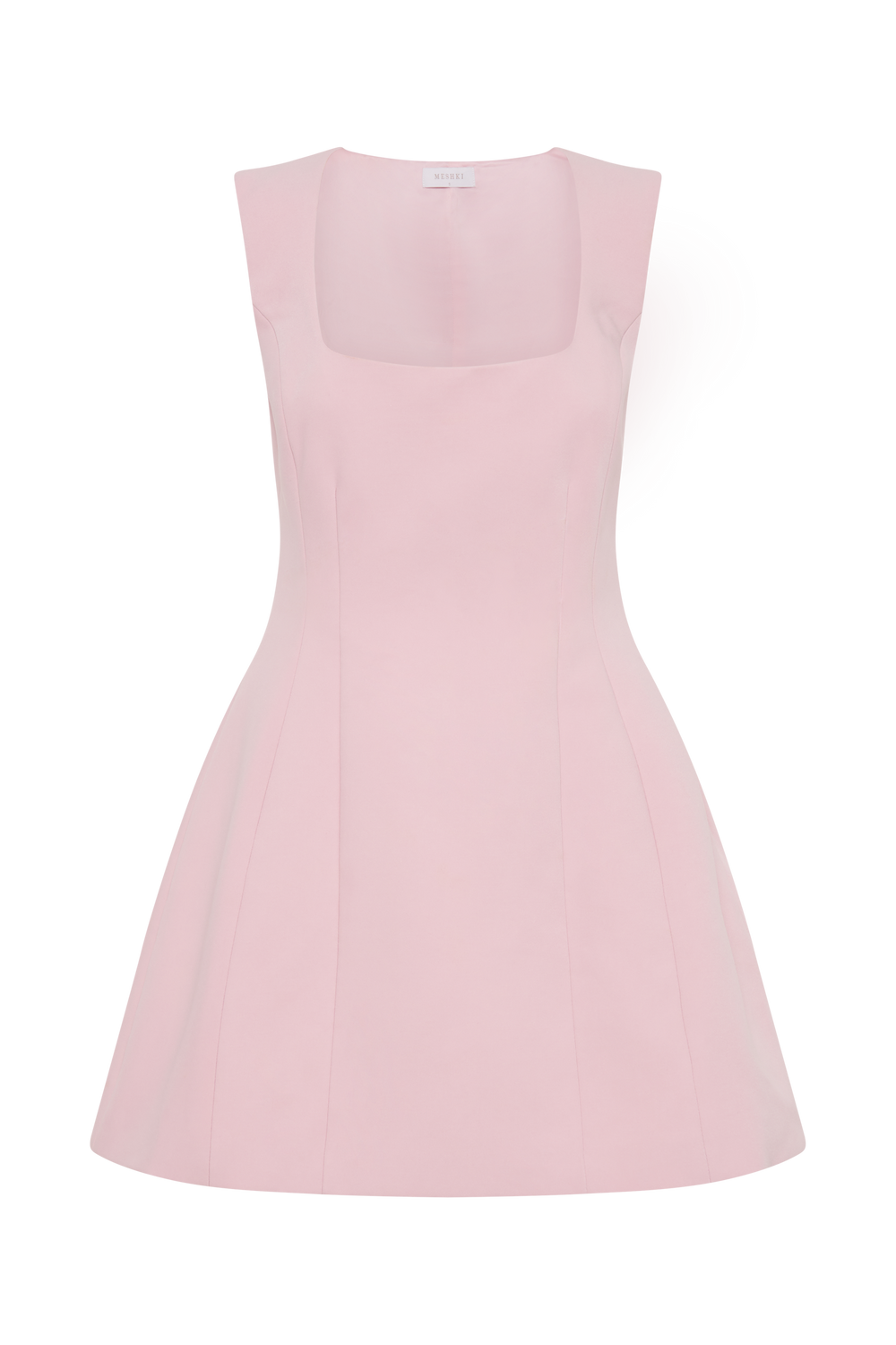 Lysandre Crepe Mini Dress - Baby Pink