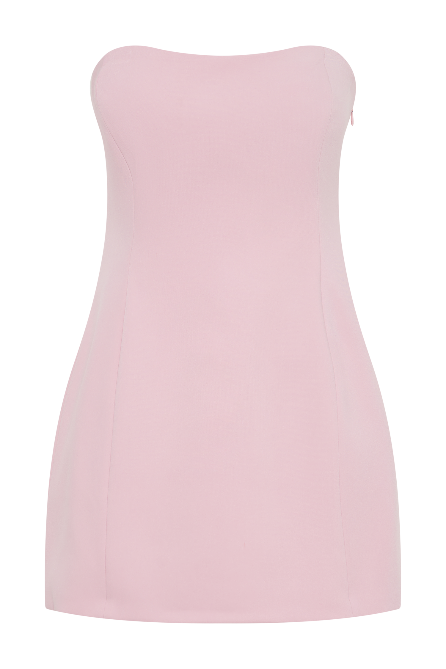 Neeka Strapless Bow Back Mini Dress - Pink #11