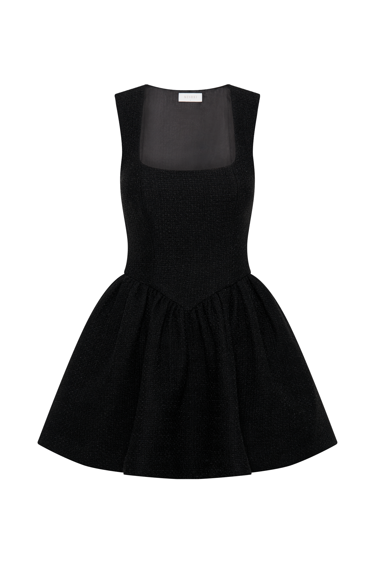 Jennifer Boucle Mini Dress - Black #8