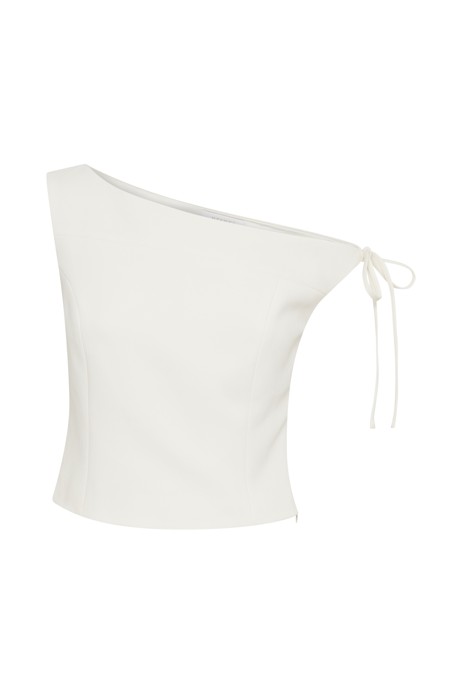 Ramsey Suiting Off Shoulder Top - Ivory #9