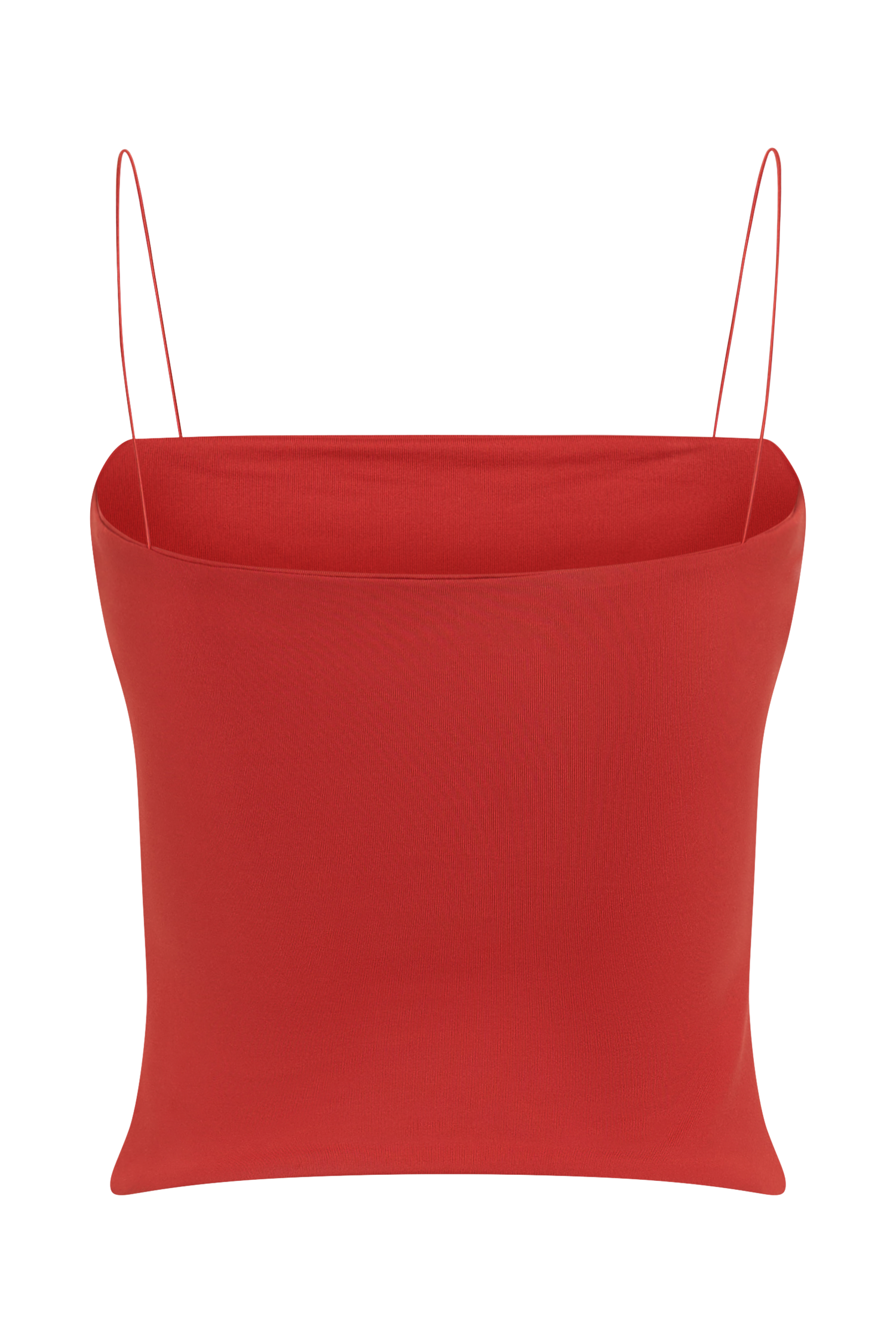 Arya Longline Spaghetti Strap Top - Ruby #9