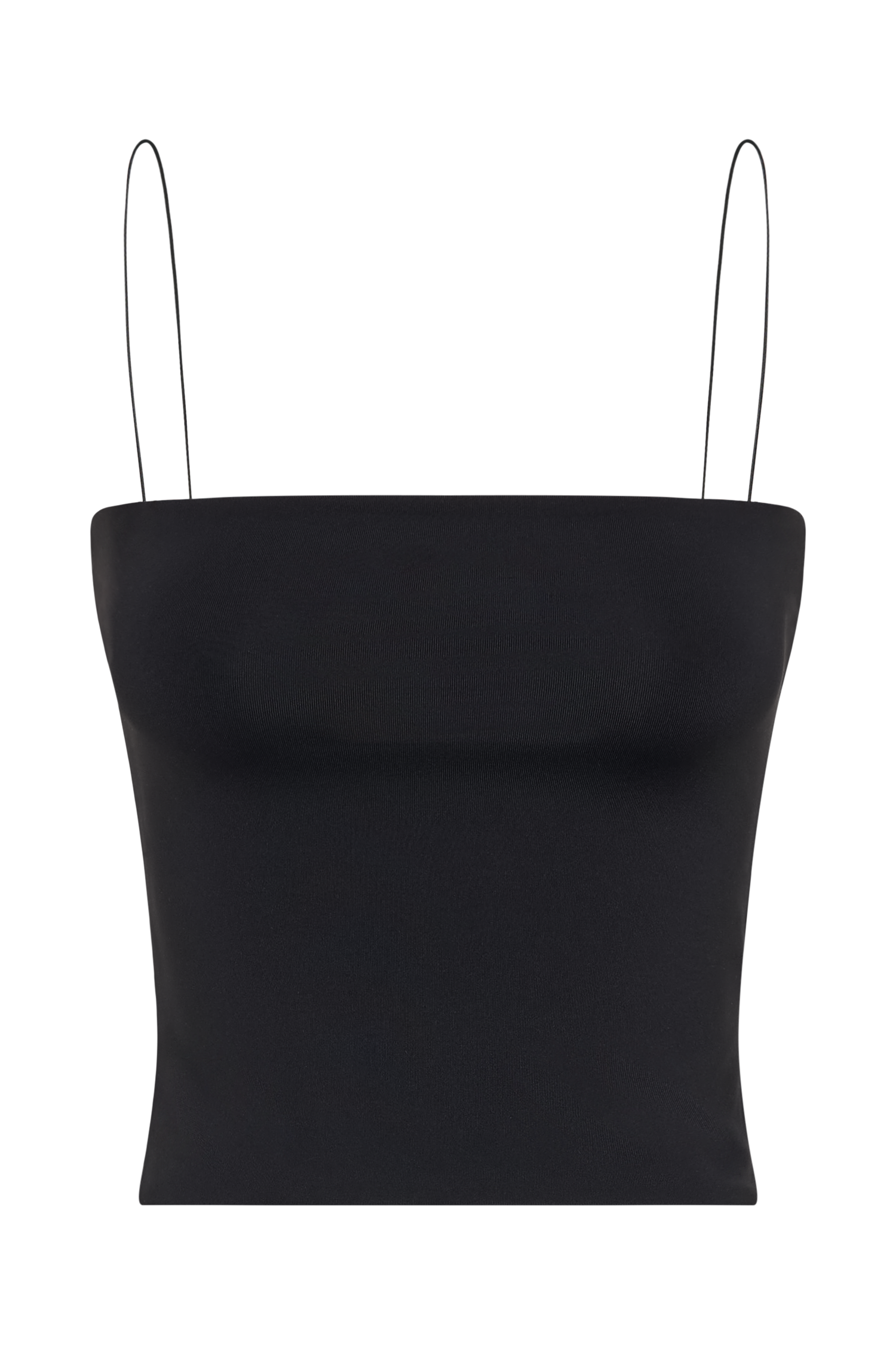 Arya Longline Spaghetti Strap Top - Black #10