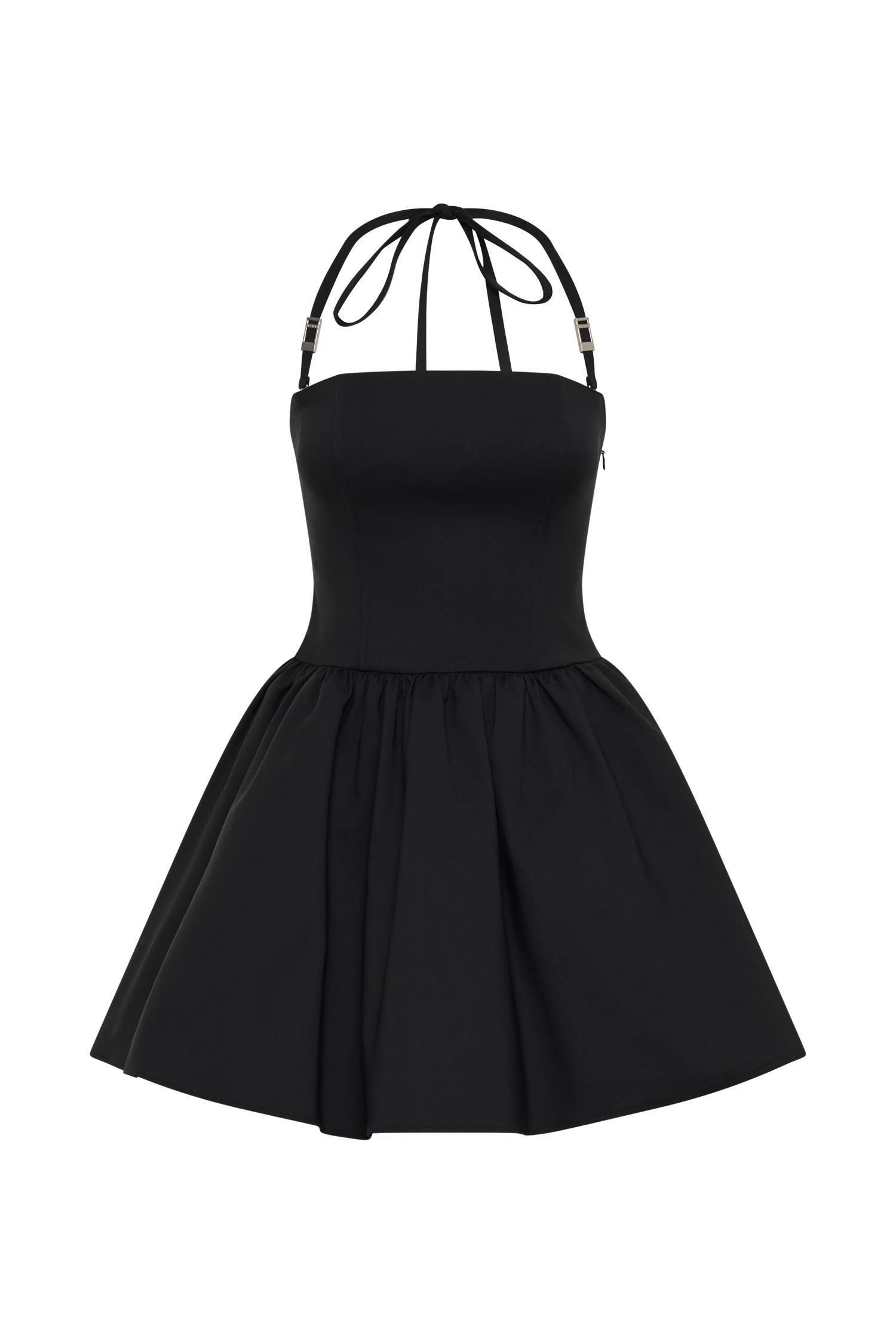 Ruby Halter Mini Dress - Black #9