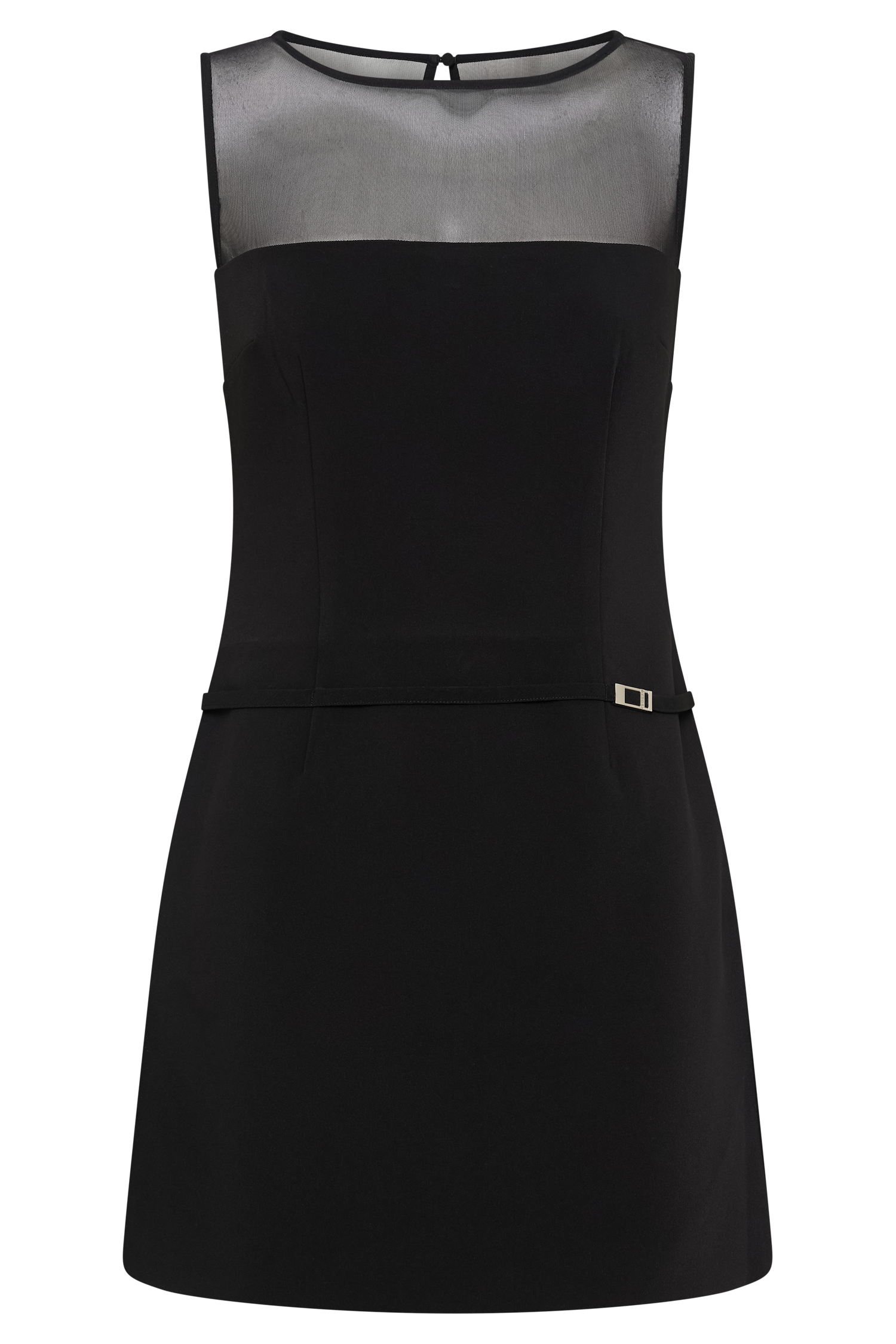 Posie Suiting Belted Mini Dress - Black #8