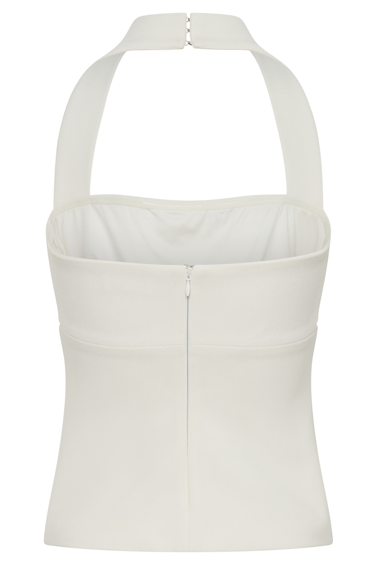 Amelita Suiting Halter Top - Ivory